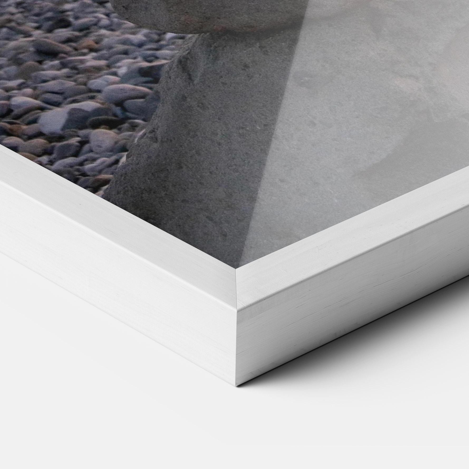 Plakat w Ramie Pebbles Seaside mockup 3