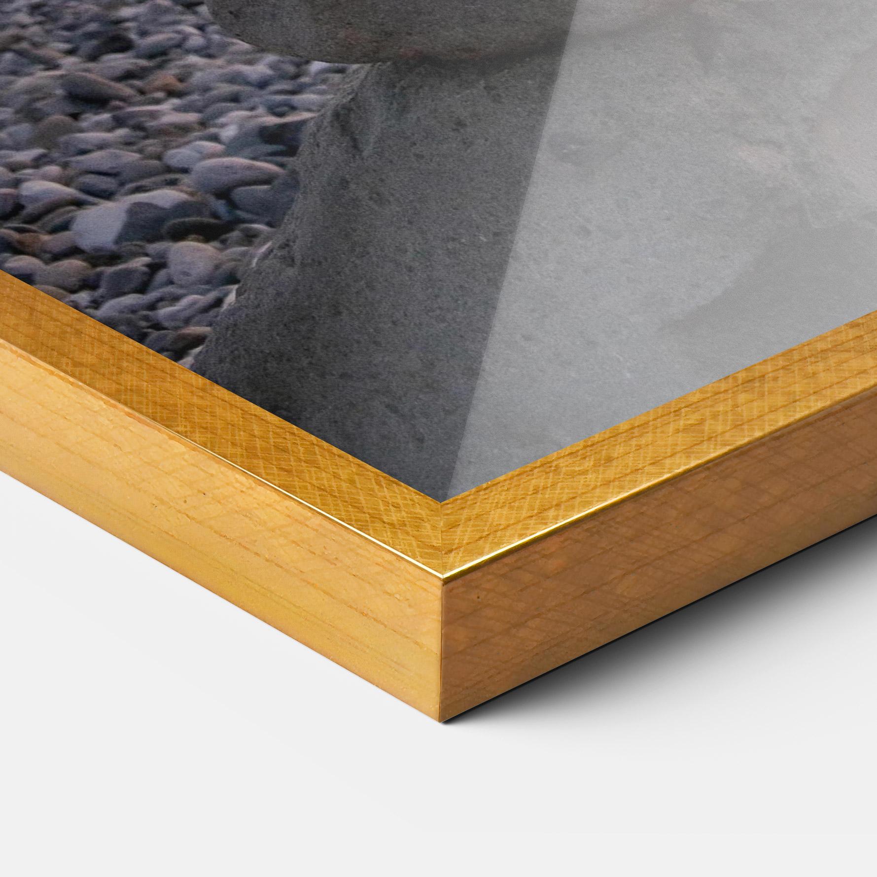 Plakat w Ramie Pebbles Seaside mockup 3