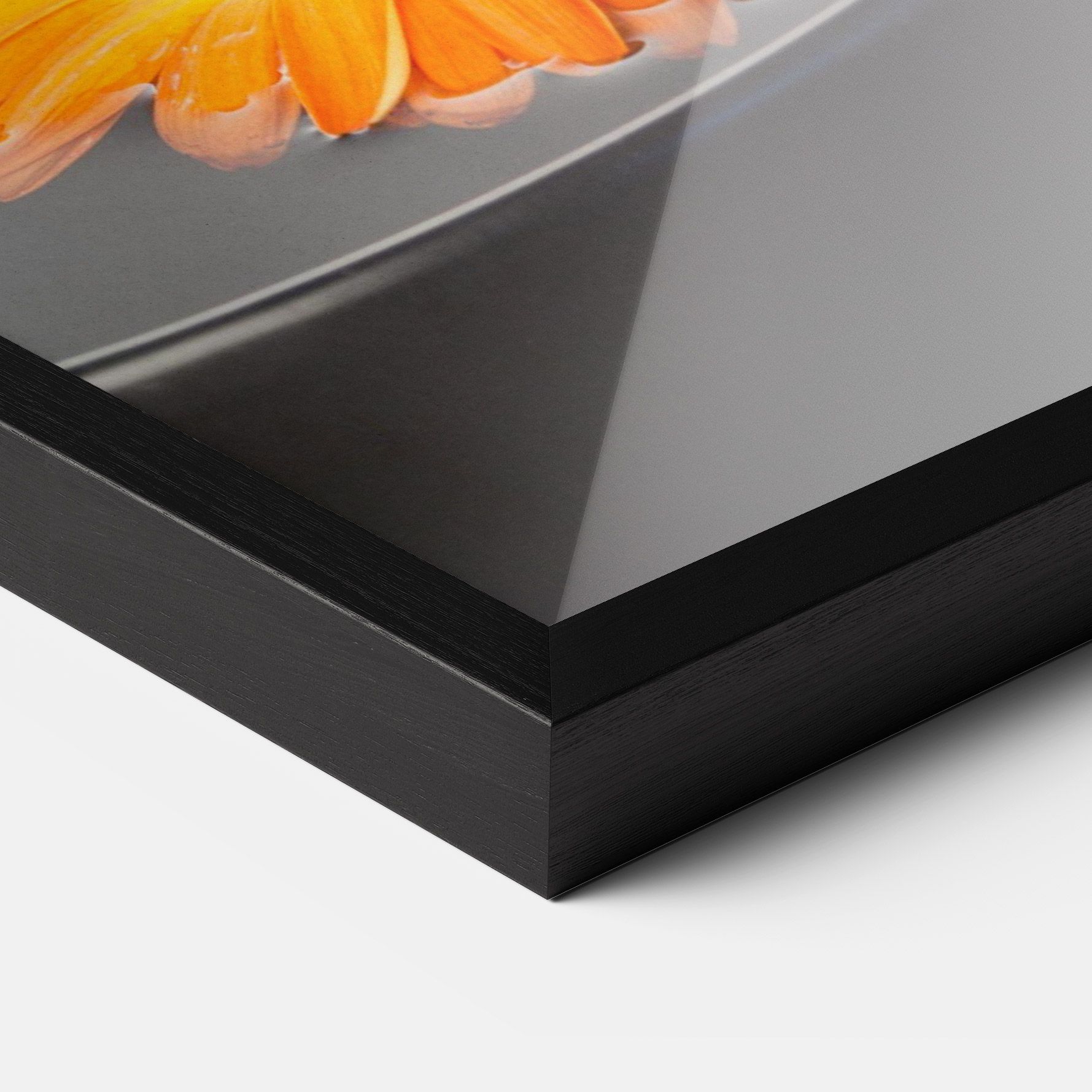 Stone Orange Flower mockup 3