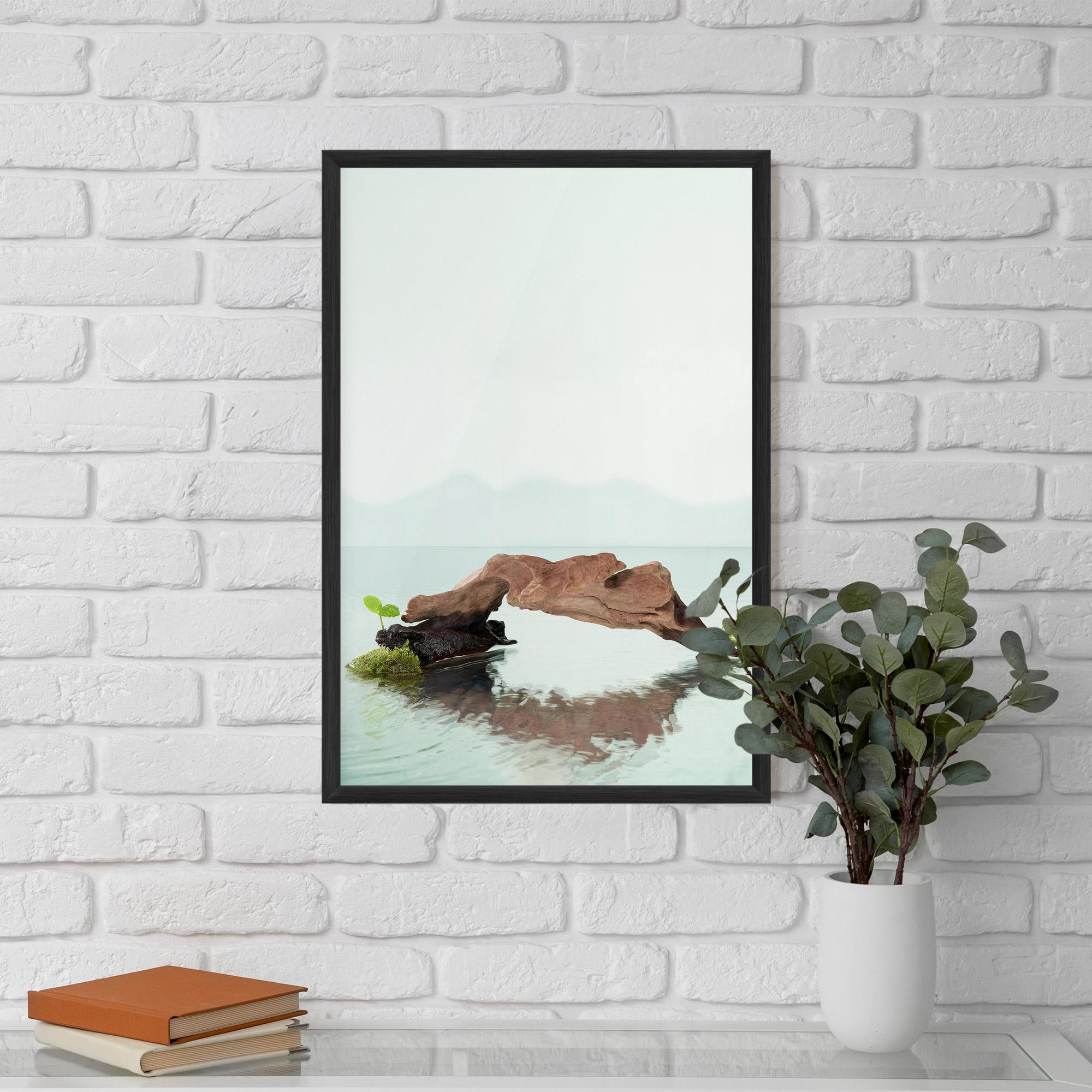 Plakat w Ramie Water Rock View mockup 5