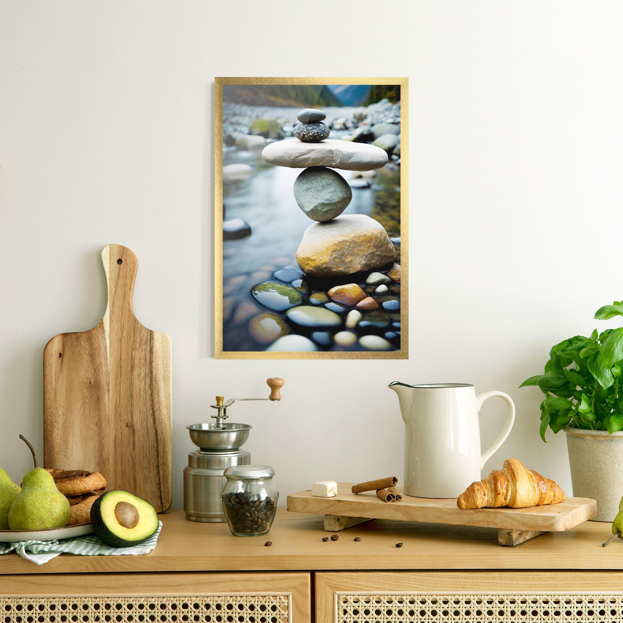 Plakat w Ramie Balanced Rocks mockup 8