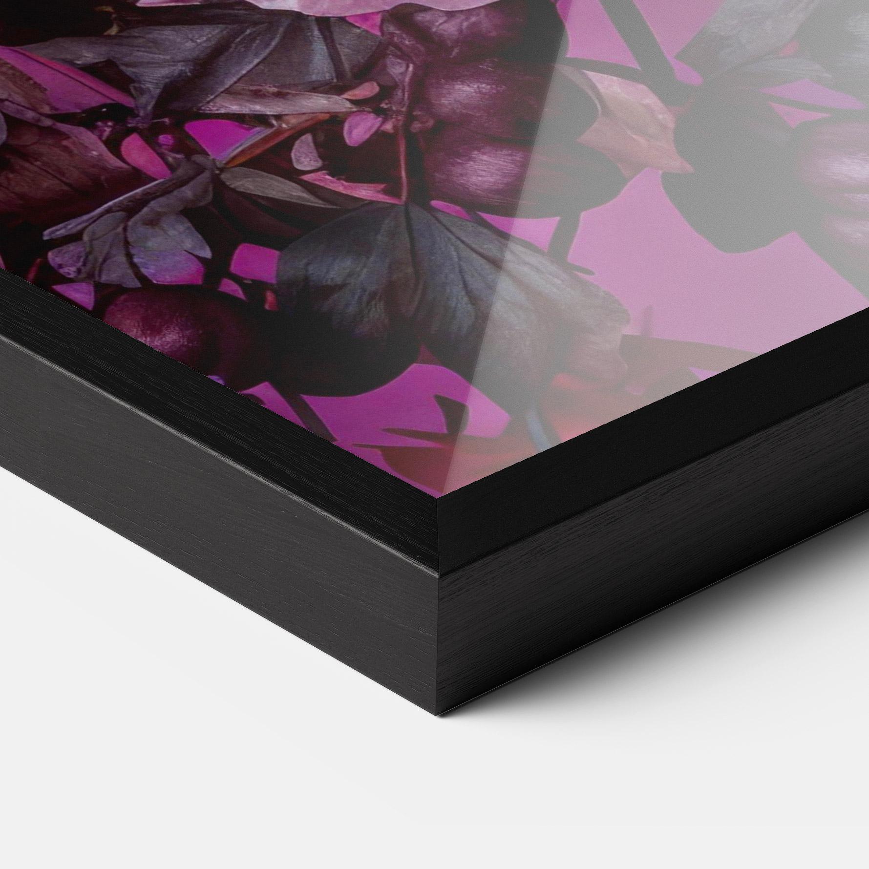 Plakat w Ramie Pink Red Bouquet mockup 3