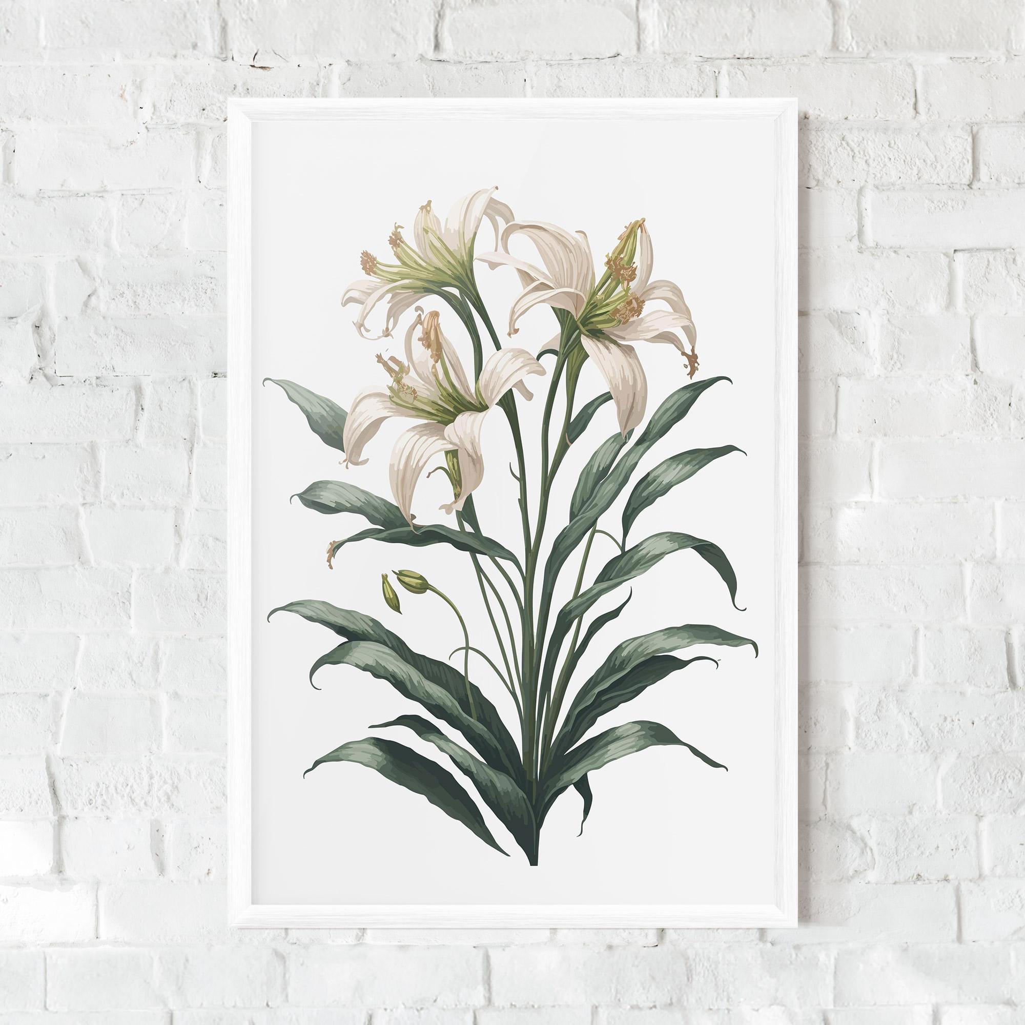 Plakat w Ramie Columbia Lily mockup 0