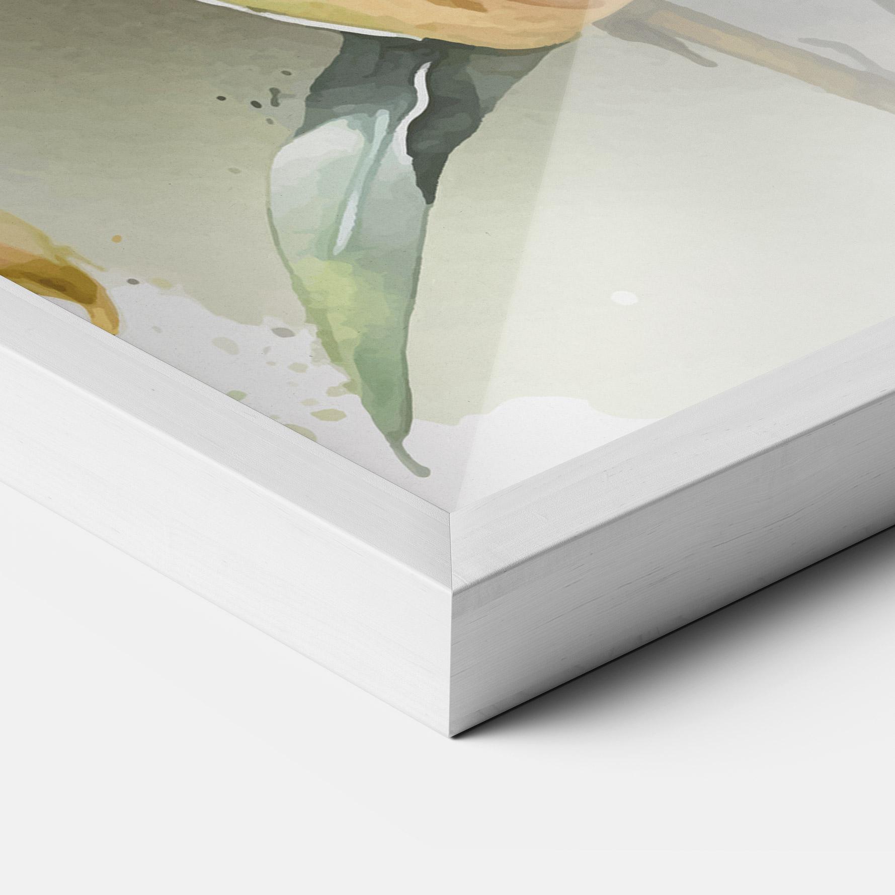 Plakat w Ramie White Orange Lily mockup 3