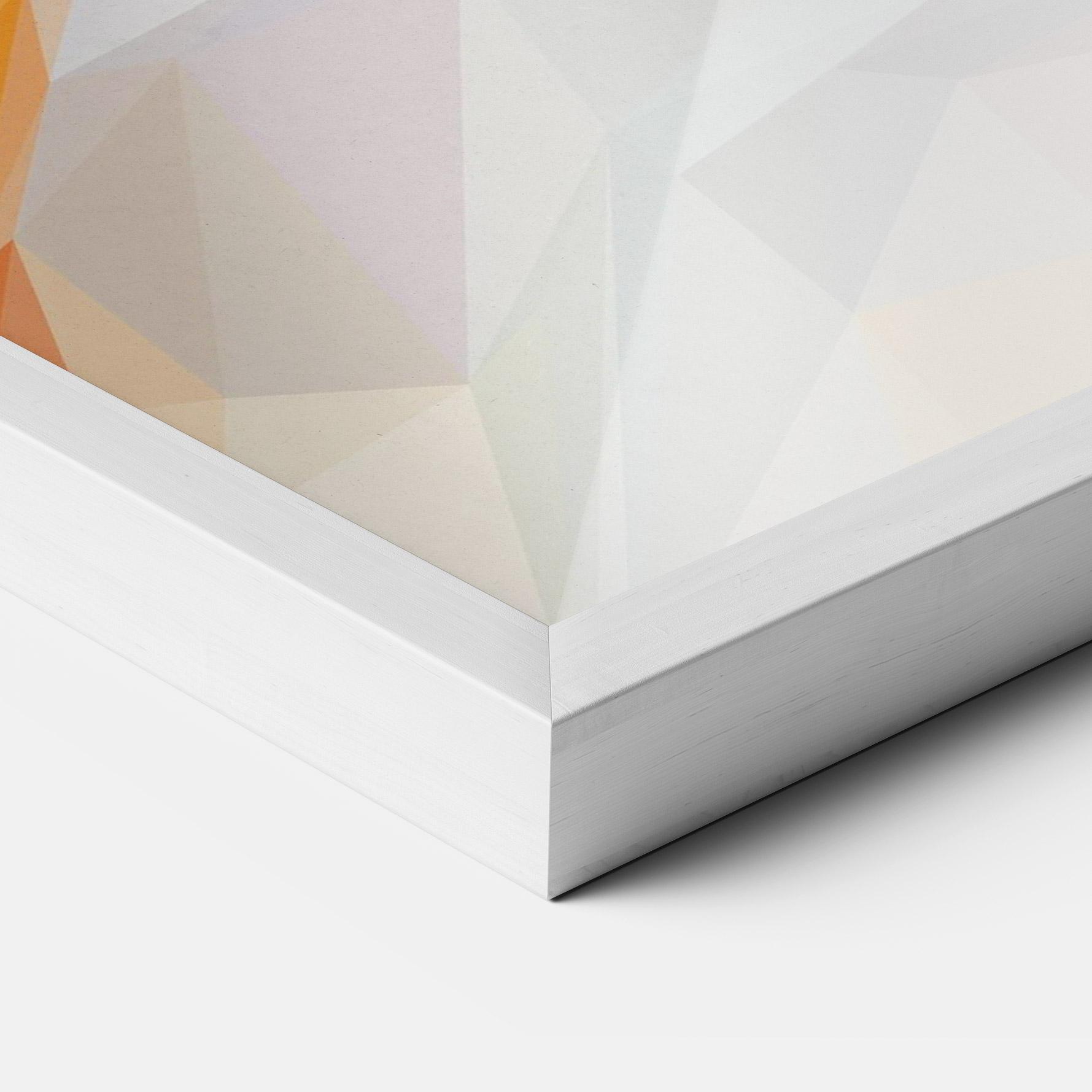 Plakat w Ramie Yellow Orange Lily mockup 3