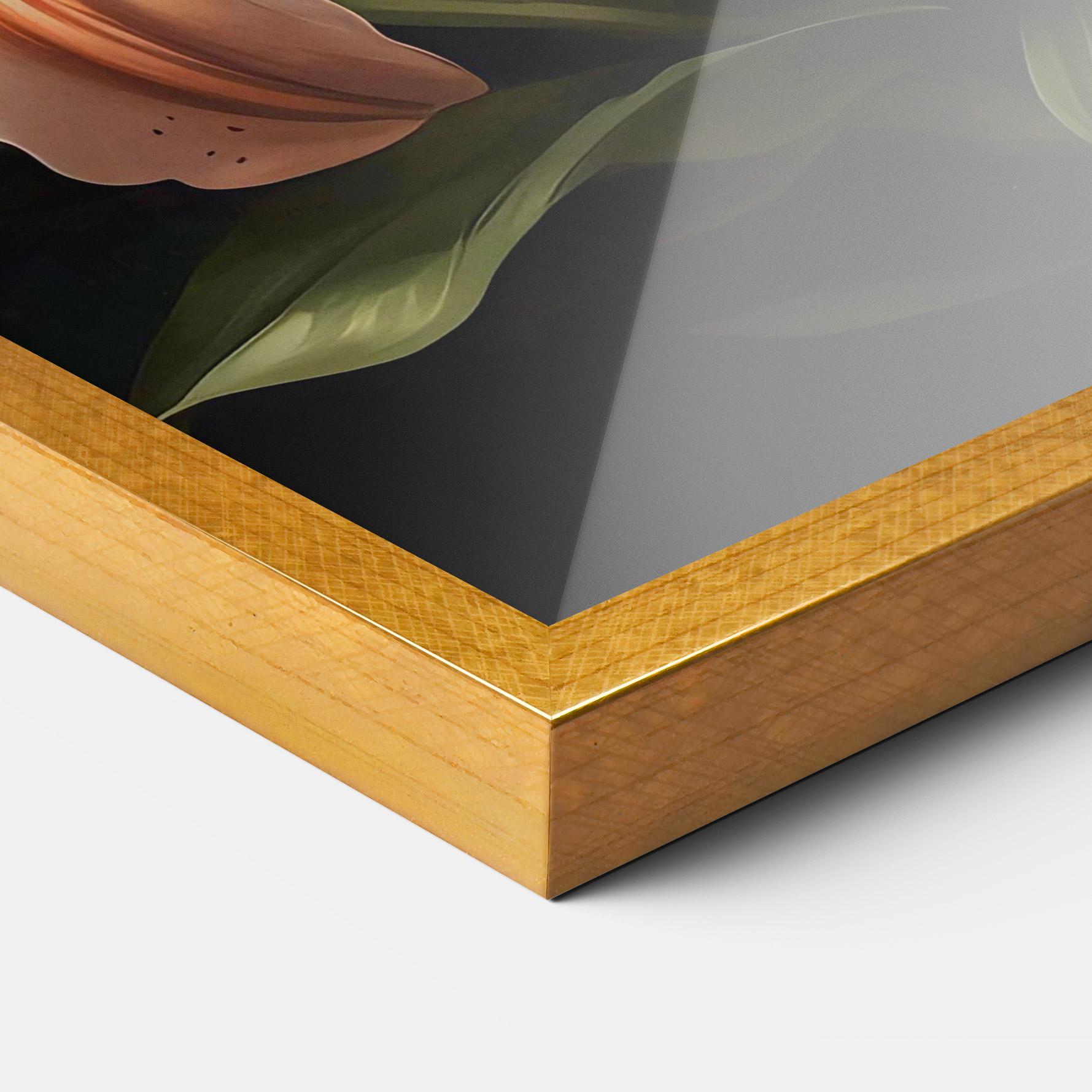 Plakat w Ramie Light Orange Lily mockup 3