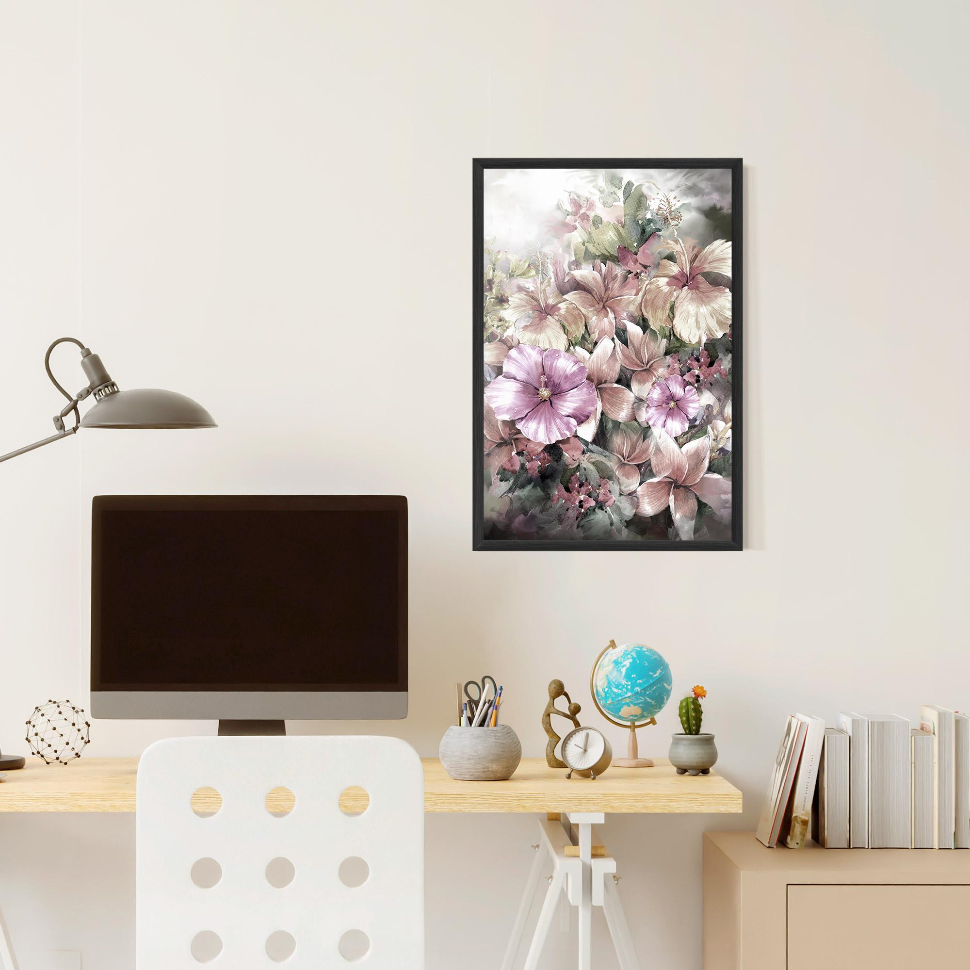 Plakat w Ramie Contrastul De Flori mockup 6