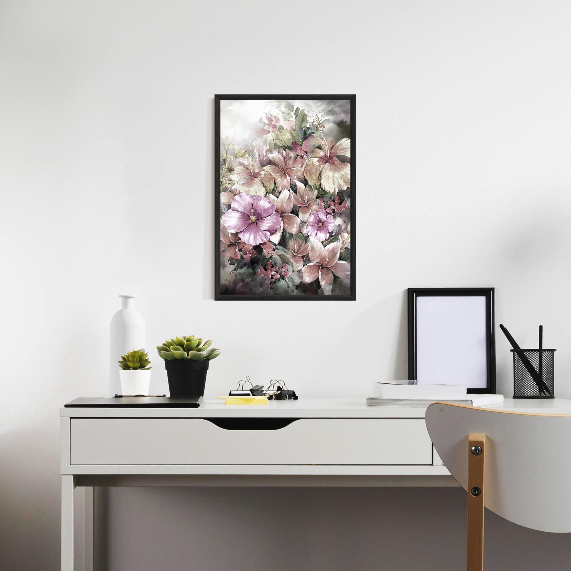 Plakat w Ramie Contrastul De Flori mockup 7