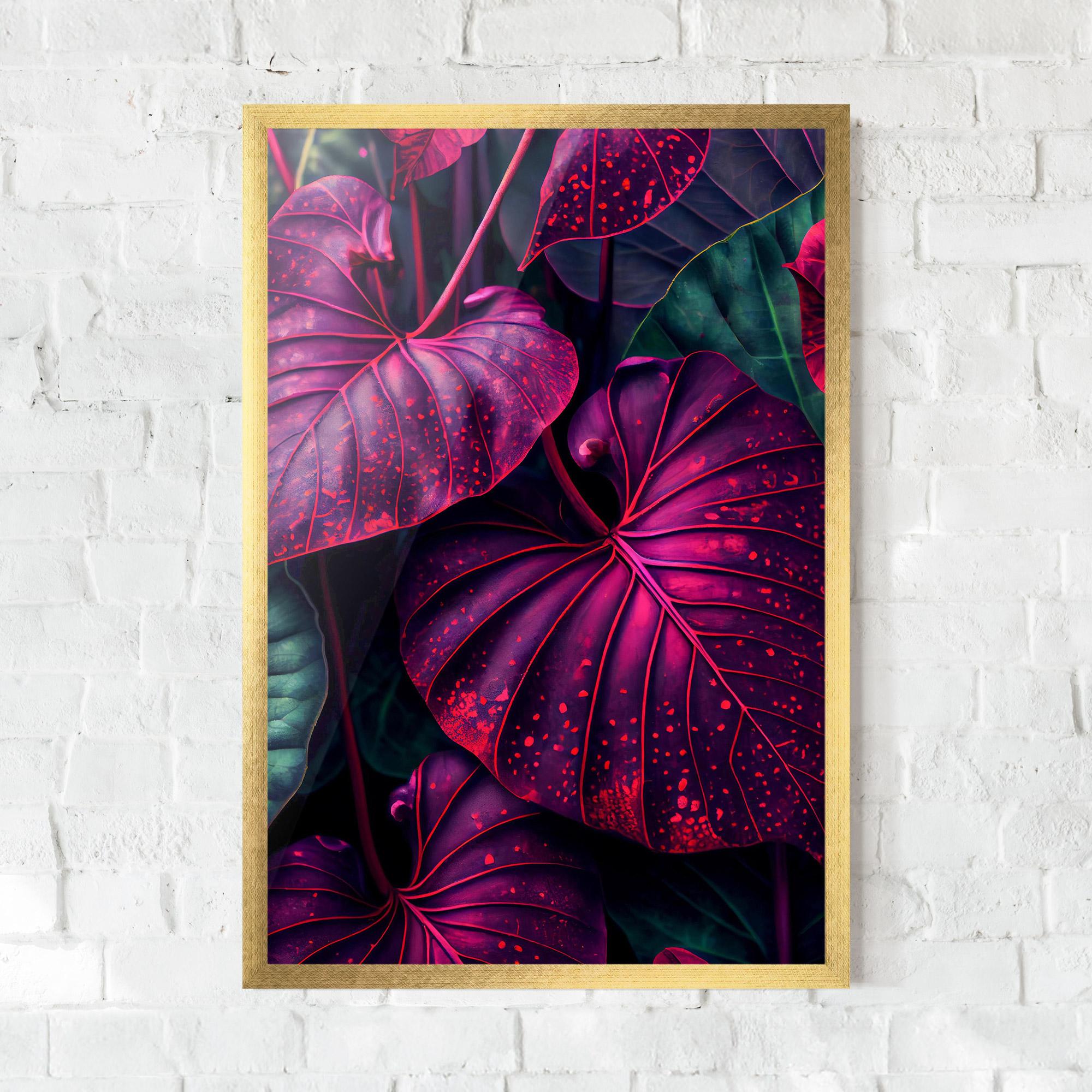 Plakat w Ramie Big Purple Exotic mockup 0