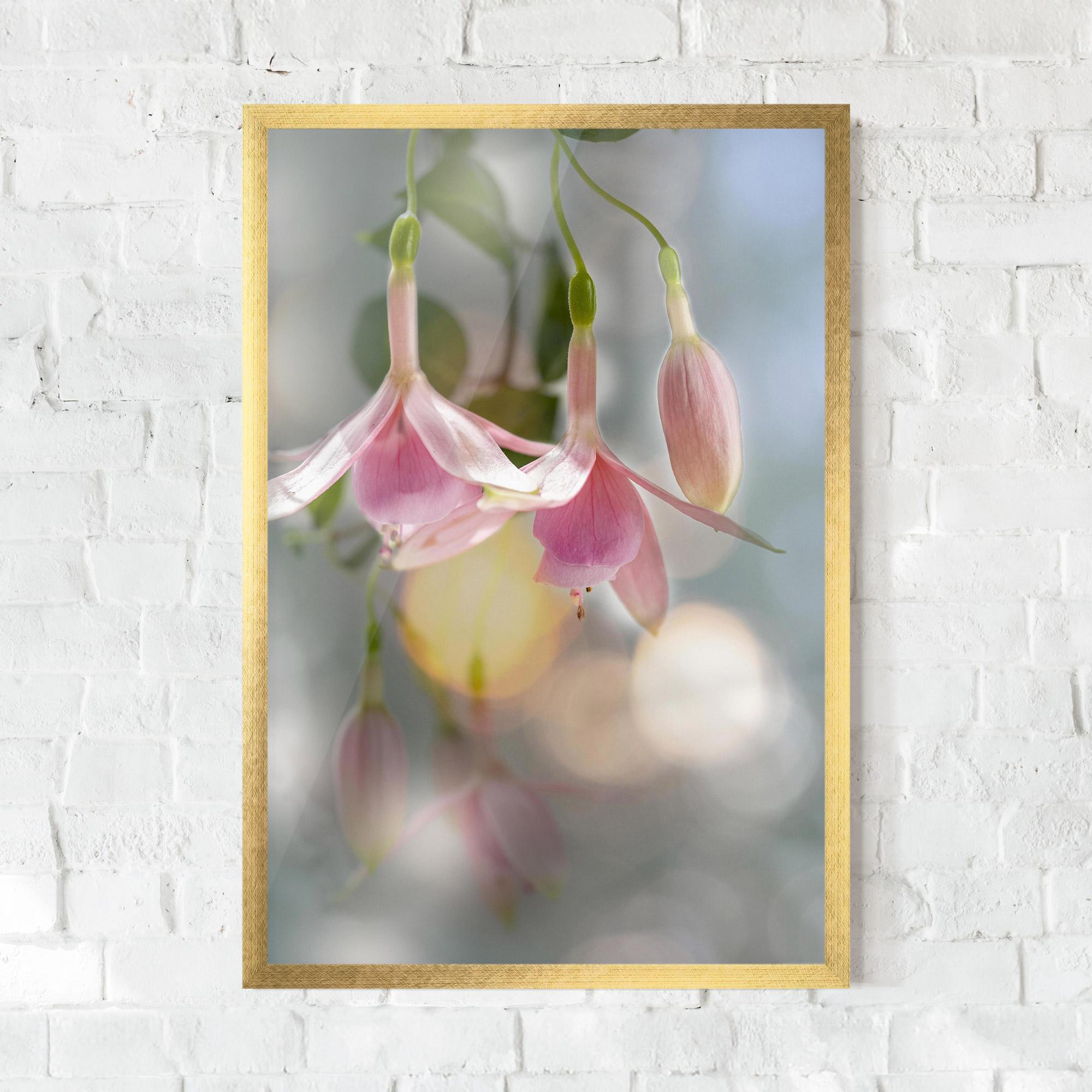 Plakat w Ramie Dreamy Pink Exotic mockup 0