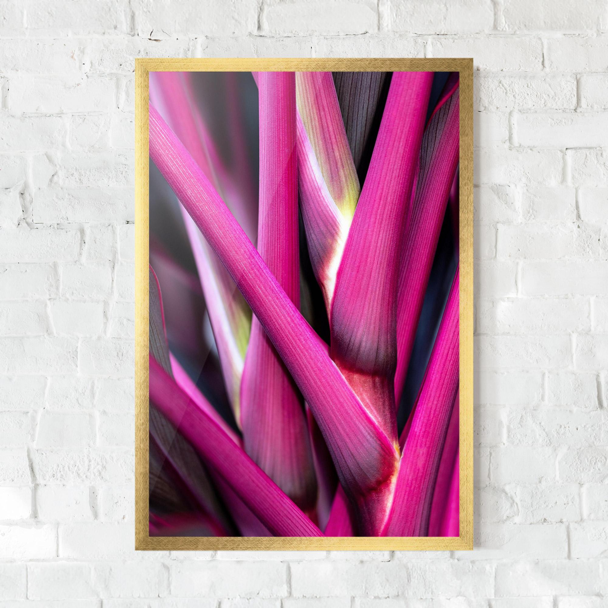 Plakat w Ramie Purple Exotic Plant mockup 0