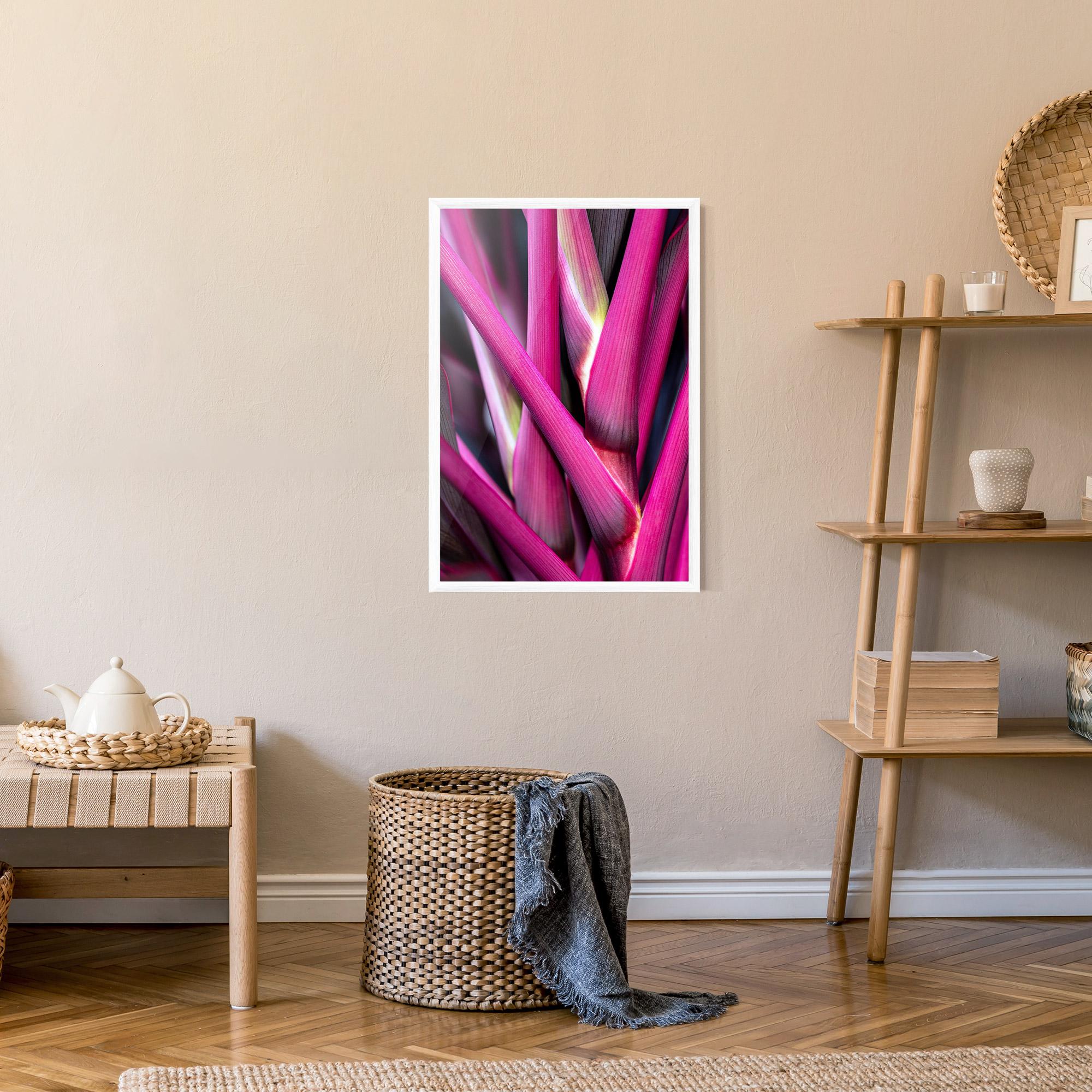 Plakat w Ramie Purple Exotic Plant mockup 9