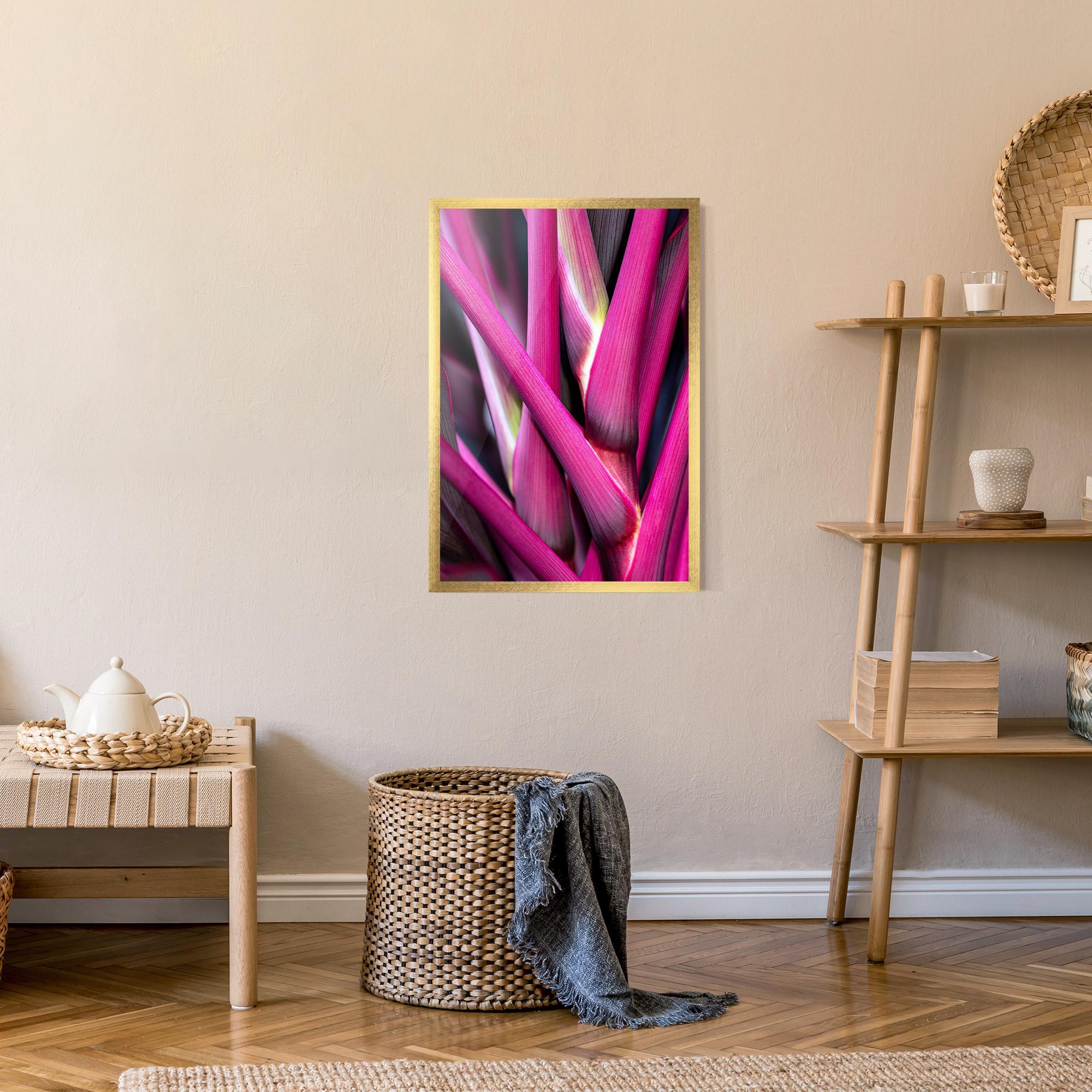 Plakat w Ramie Purple Exotic Plant mockup 9