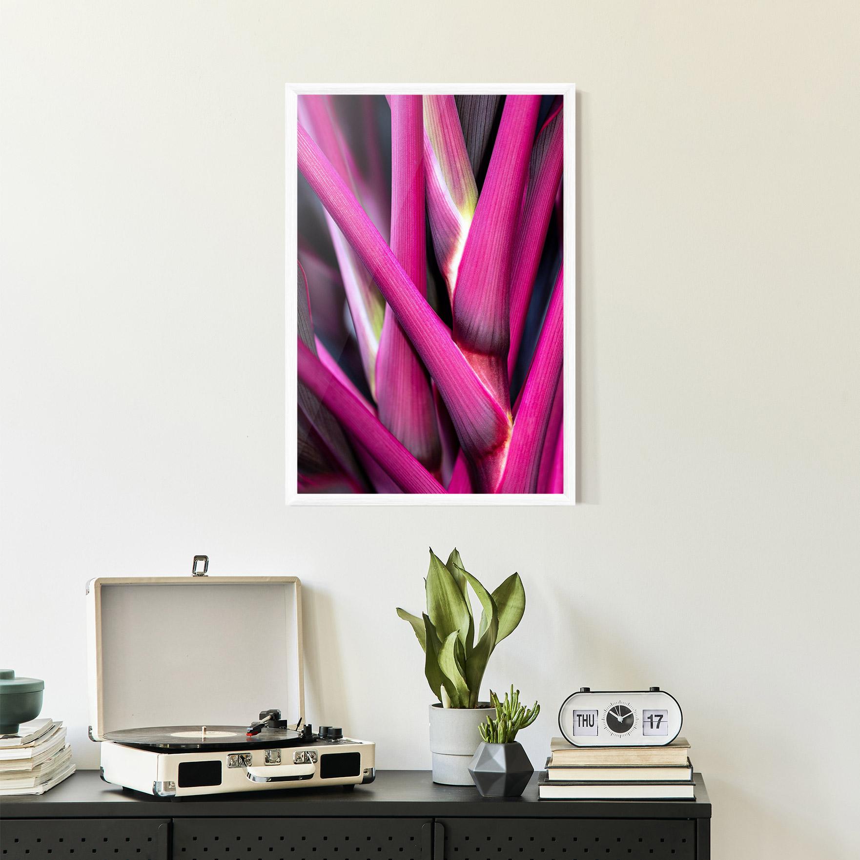 Plakat w Ramie Purple Exotic Plant mockup 2