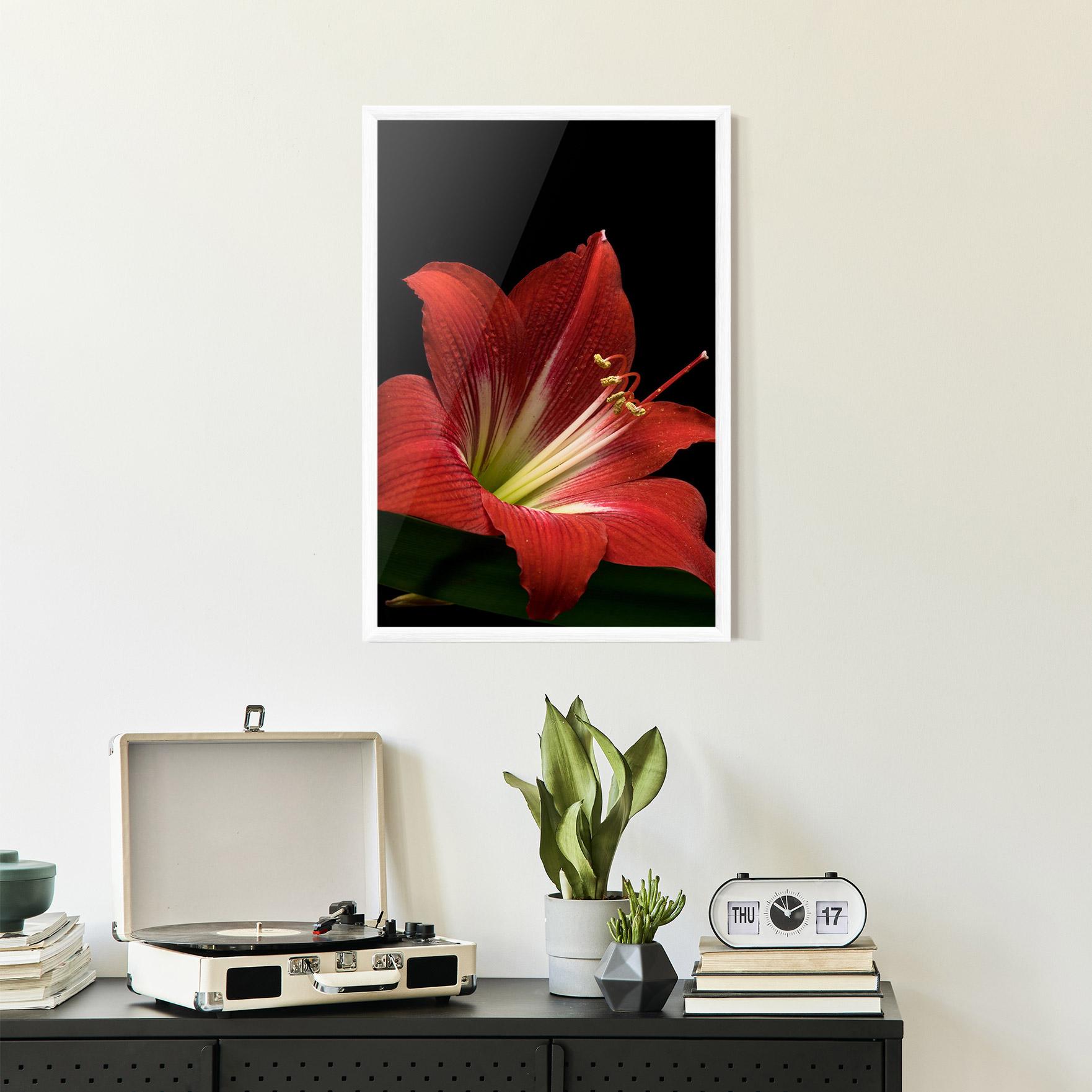 Plakat w Ramie Red Yellow Exotic mockup 2