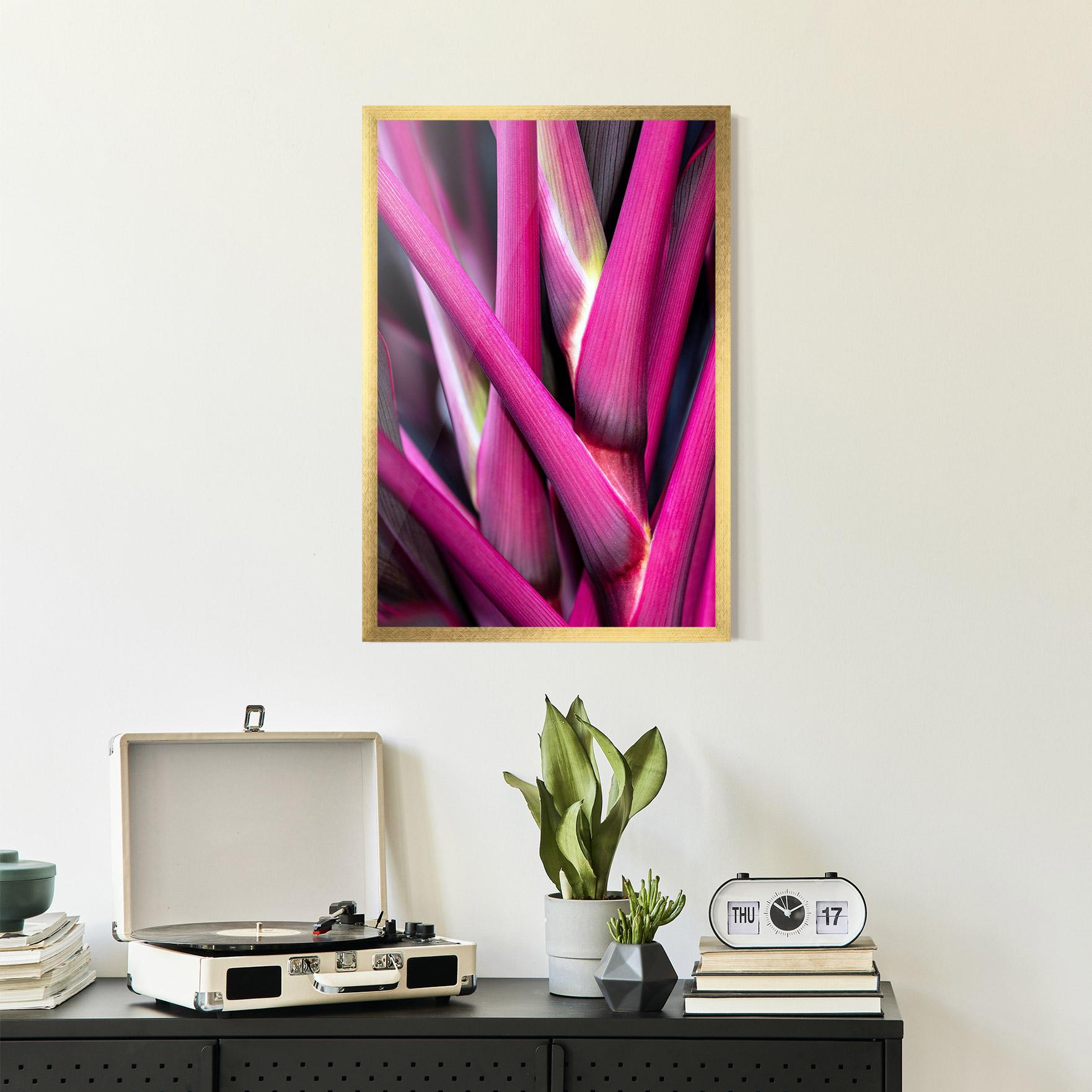 Plakat w Ramie Purple Exotic Plant mockup 2