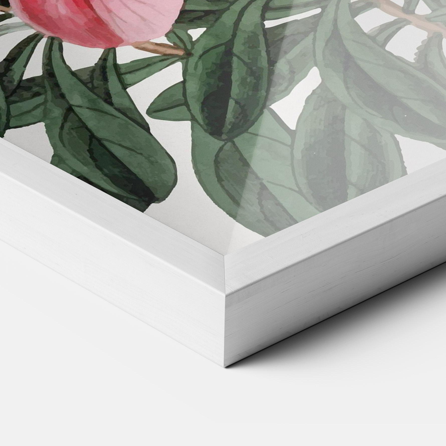 Plakat w Ramie Pink Exotic Red mockup 3