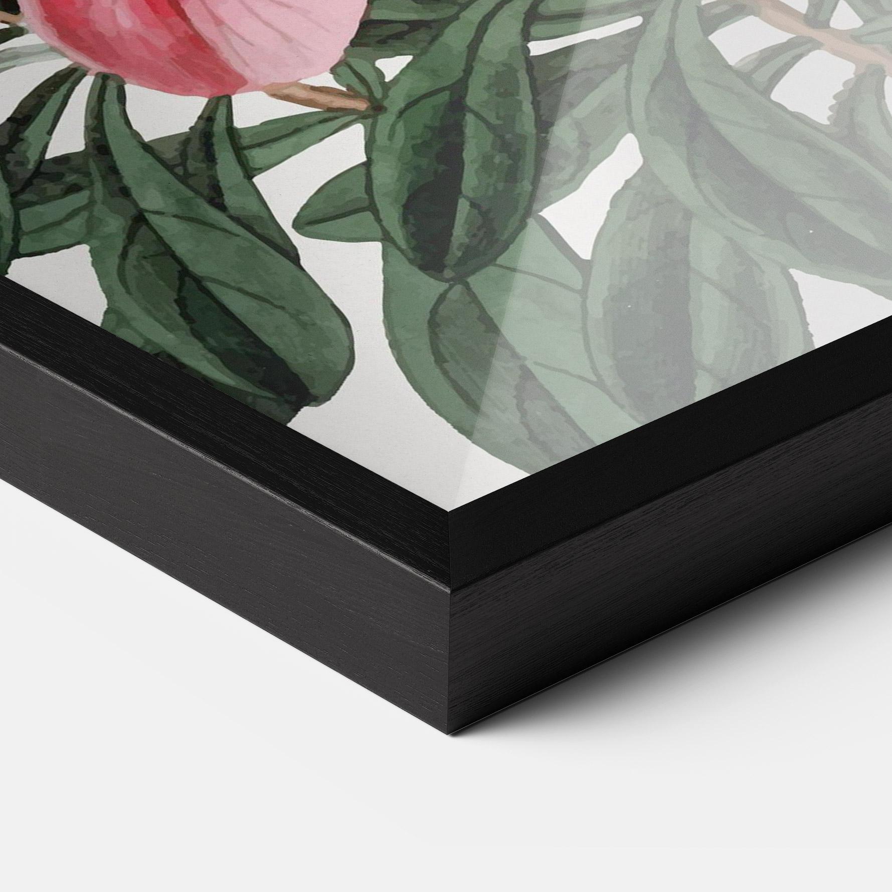 Plakat w Ramie Pink Exotic Red mockup 3