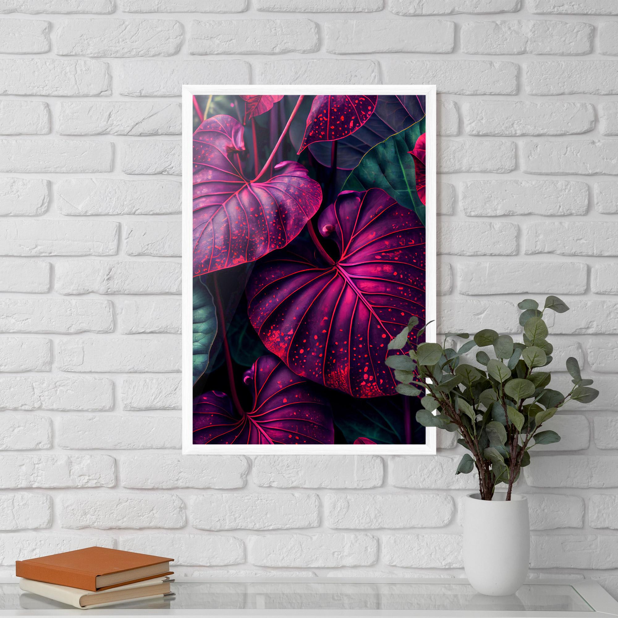 Plakat w Ramie Big Purple Exotic mockup 5
