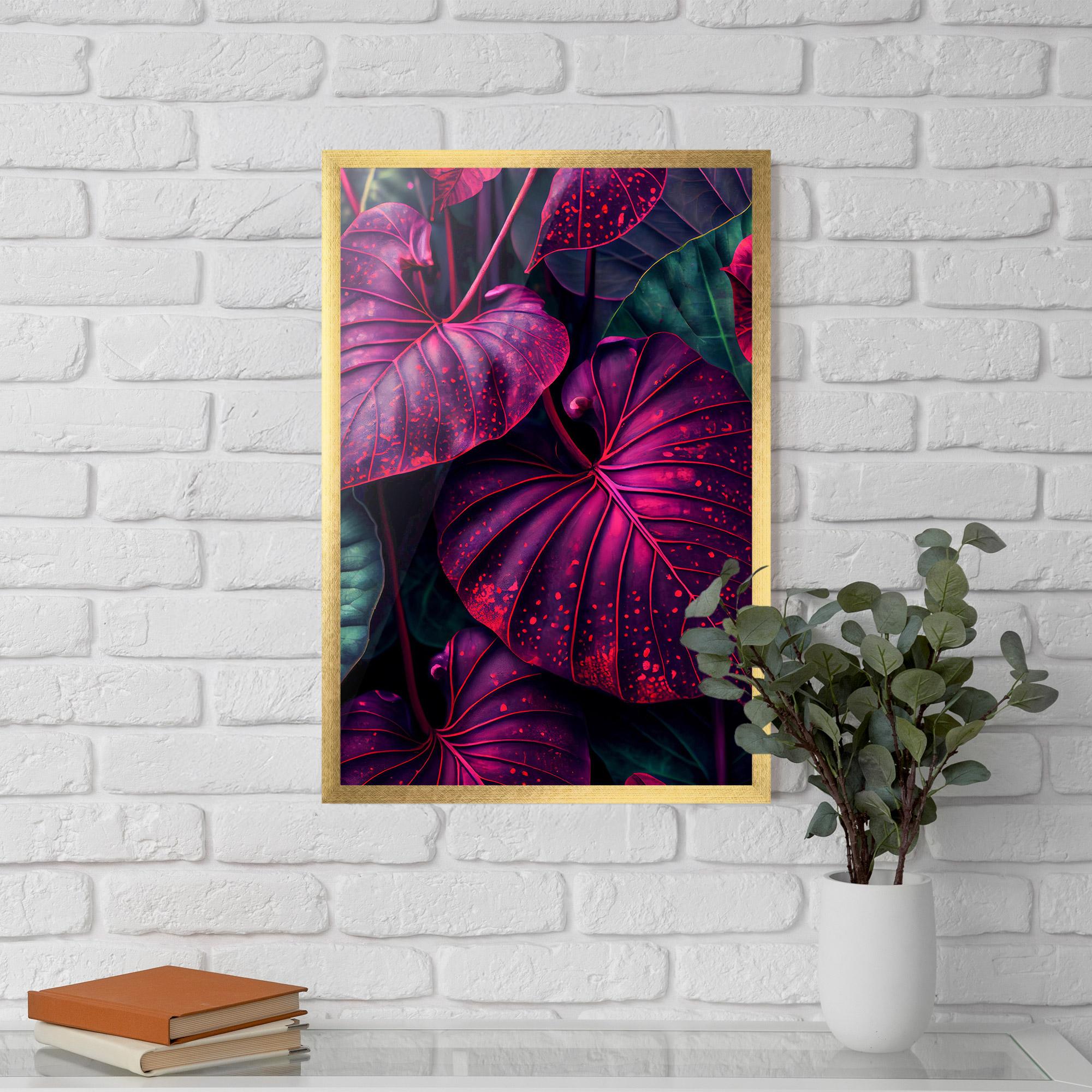 Plakat w Ramie Big Purple Exotic mockup 5