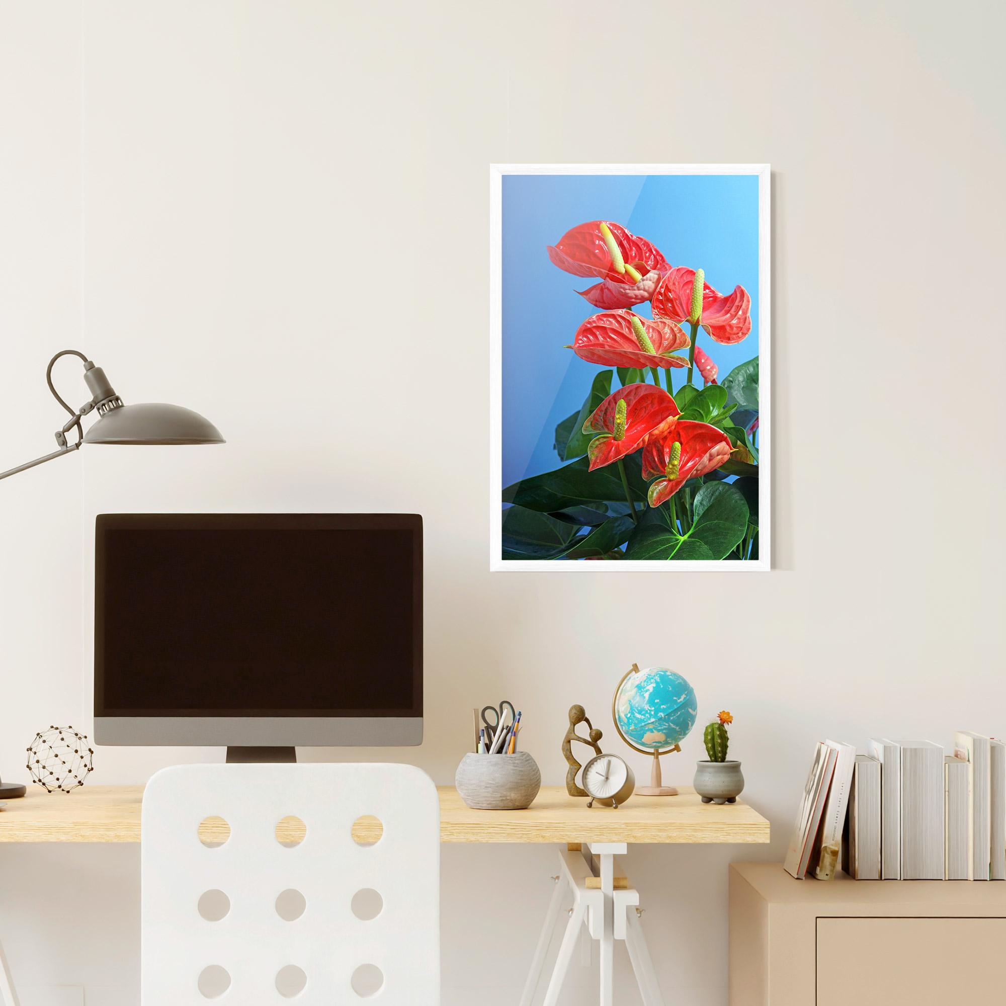 Plakat w Ramie Red Green Exotic mockup 6