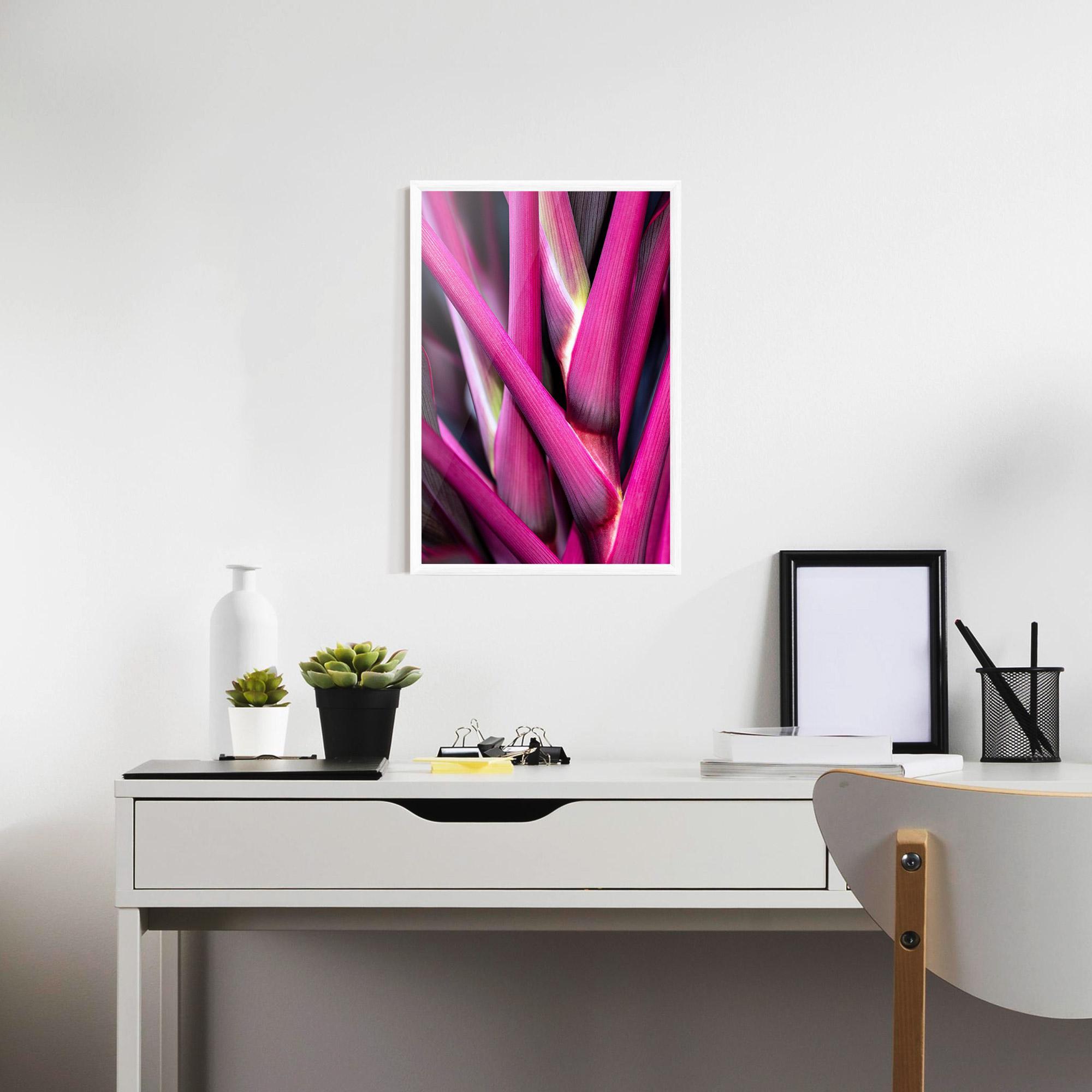 Plakat w Ramie Purple Exotic Plant mockup 7