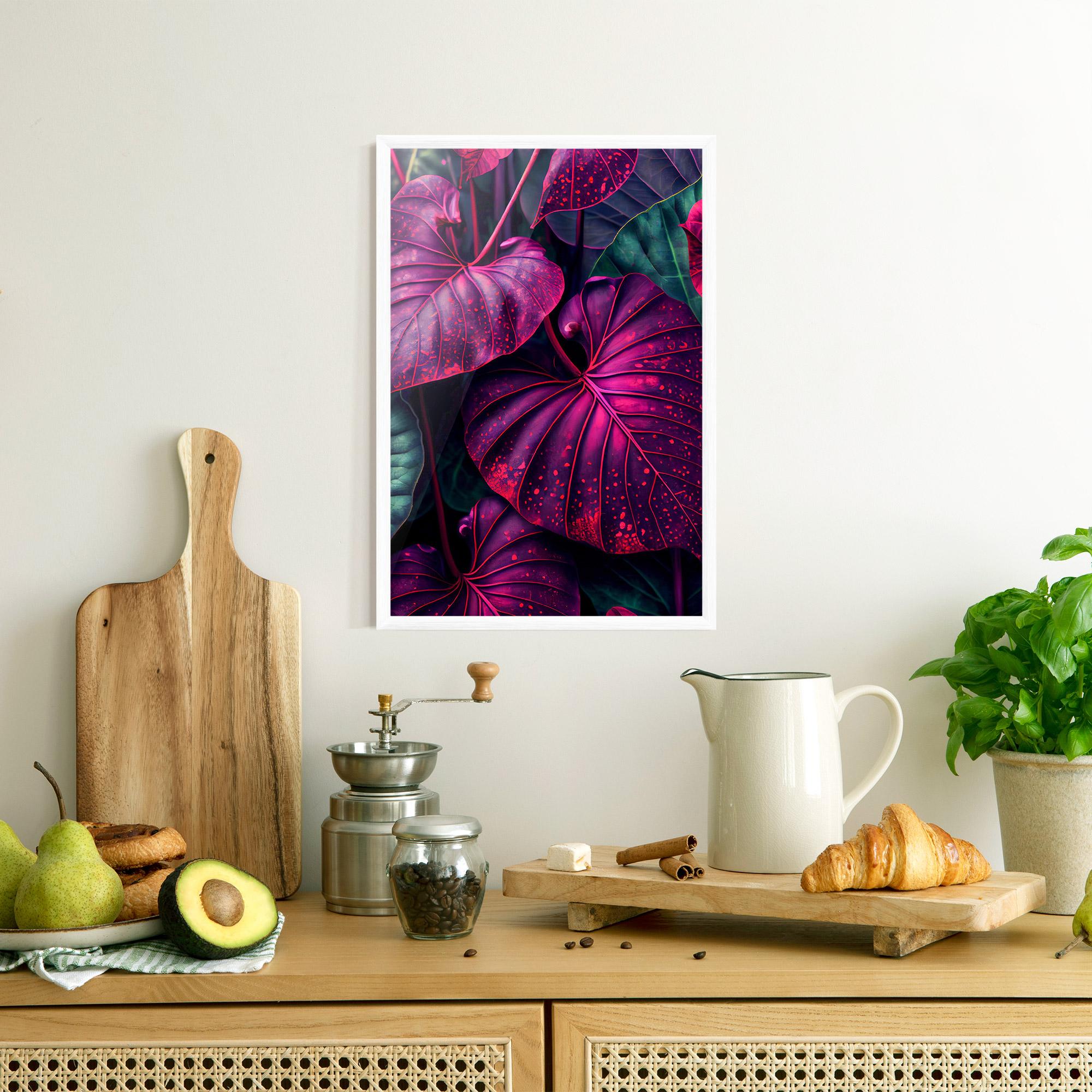 Plakat w Ramie Big Purple Exotic mockup 8