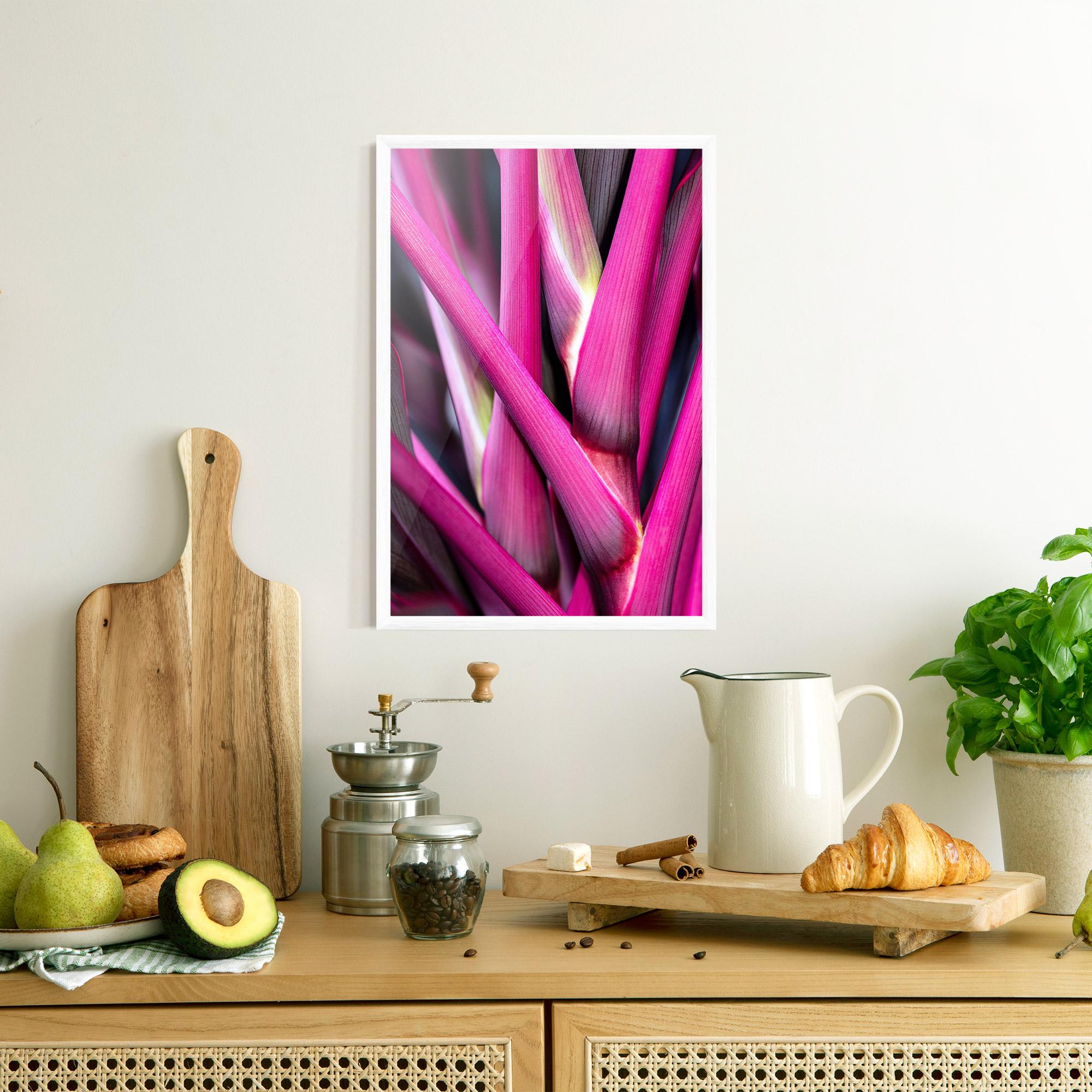 Plakat w Ramie Purple Exotic Plant mockup 8