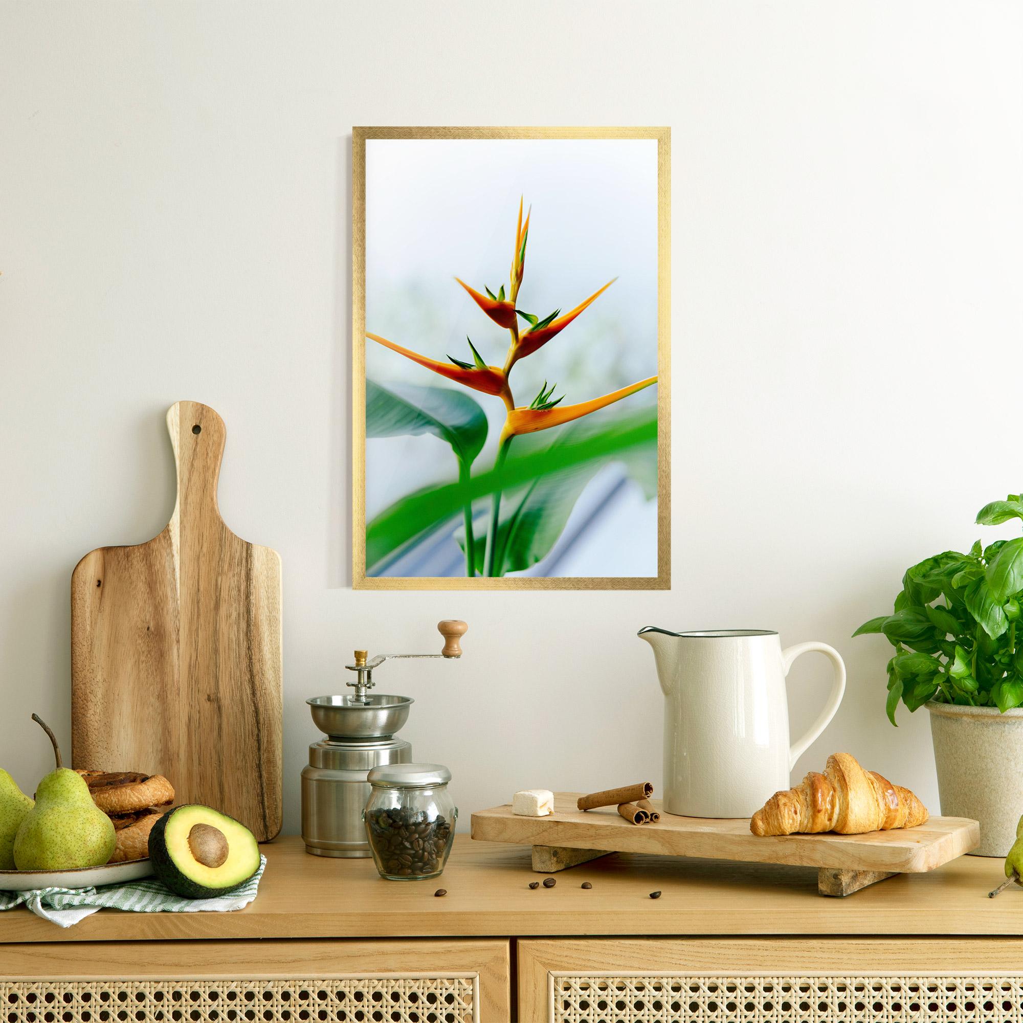 Plakat w Ramie Exotic Orange Green mockup 8