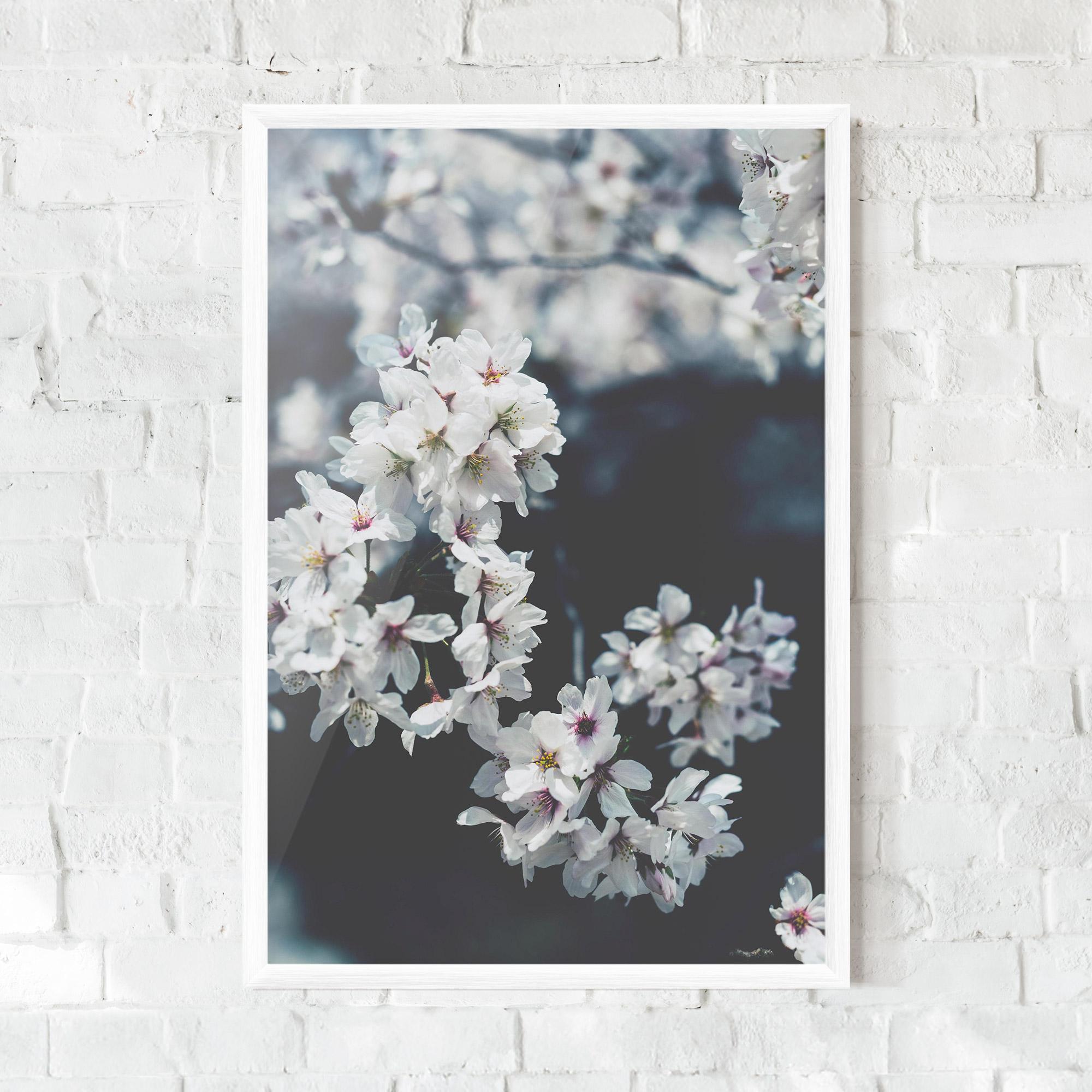 Plakat w Ramie White Tree mockup 0