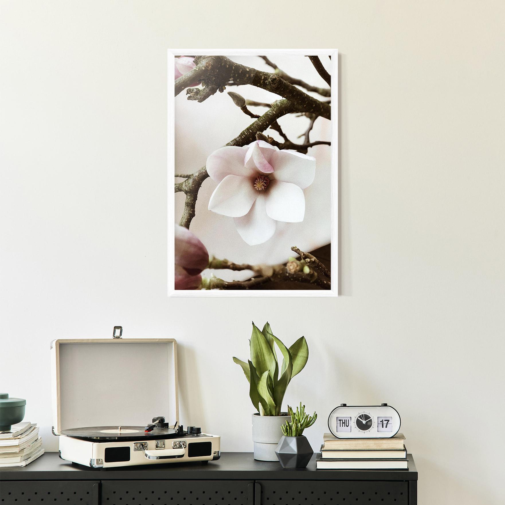 Plakat w Ramie White Flower Tree mockup 2