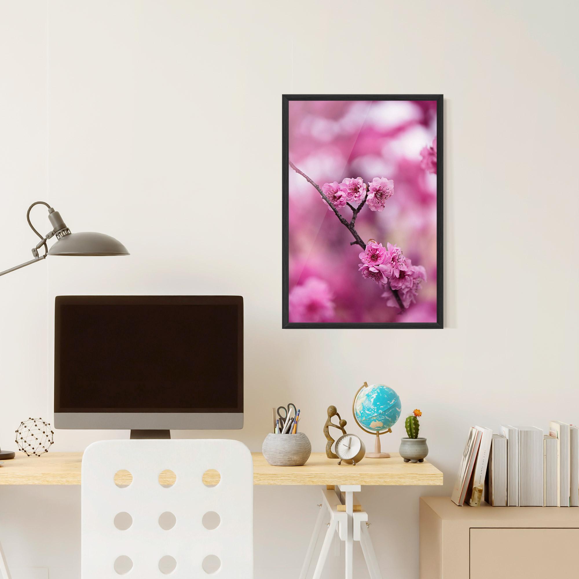 Plakat w Ramie Pink Flower Tree mockup 6