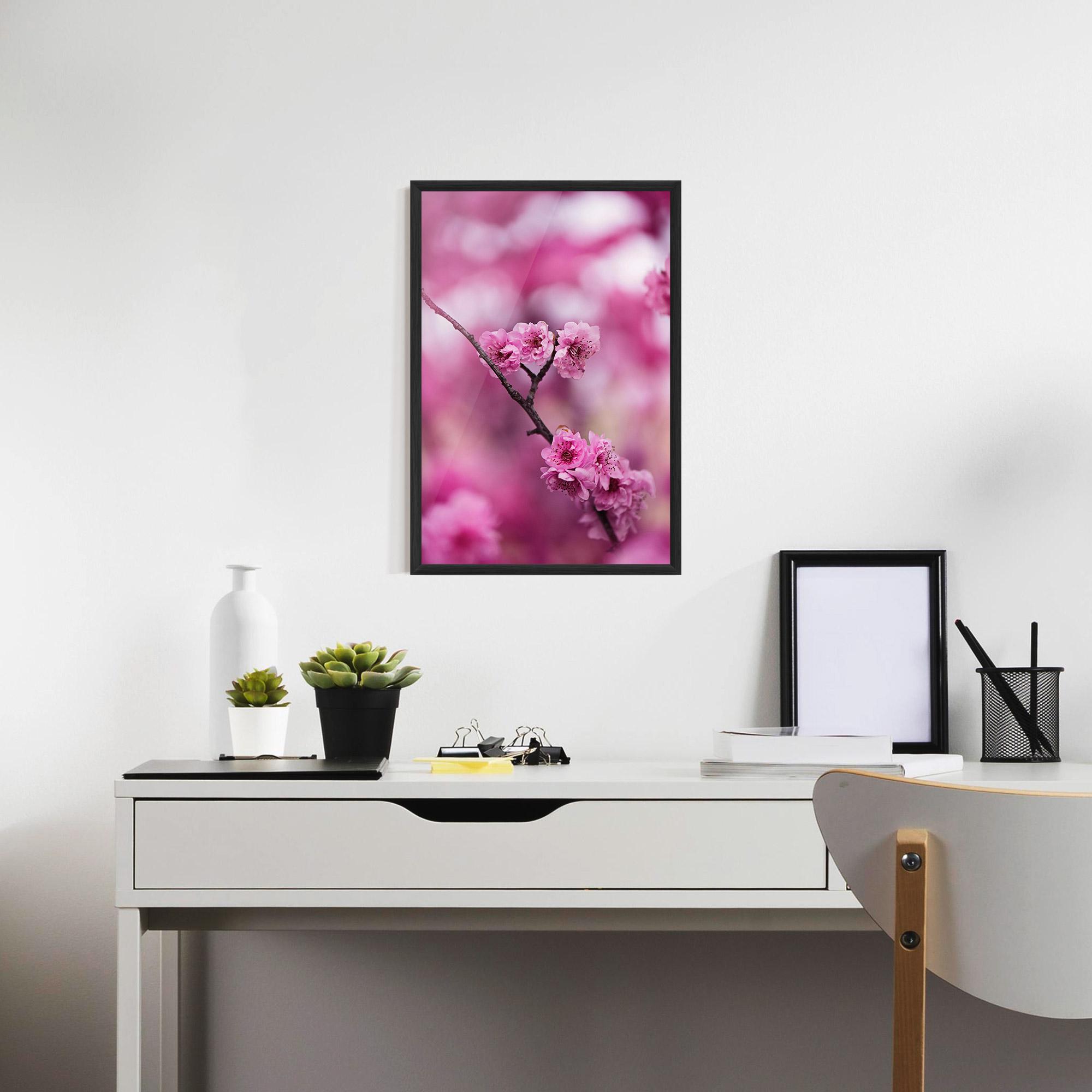 Plakat w Ramie Pink Flower Tree mockup 7