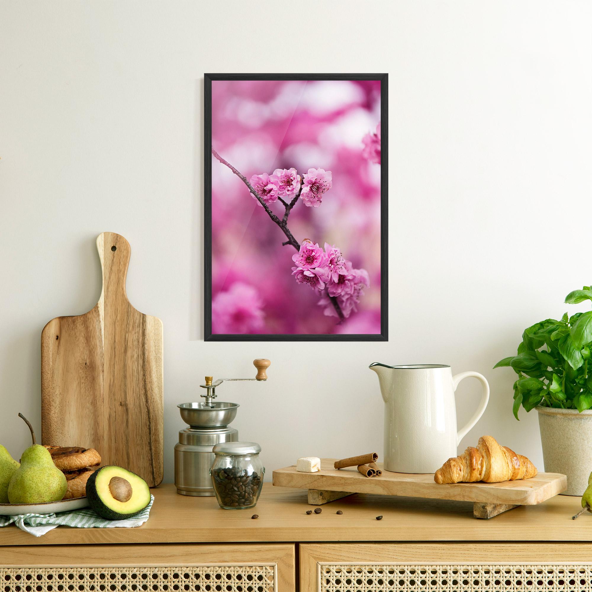 Plakat w Ramie Pink Flower Tree mockup 8