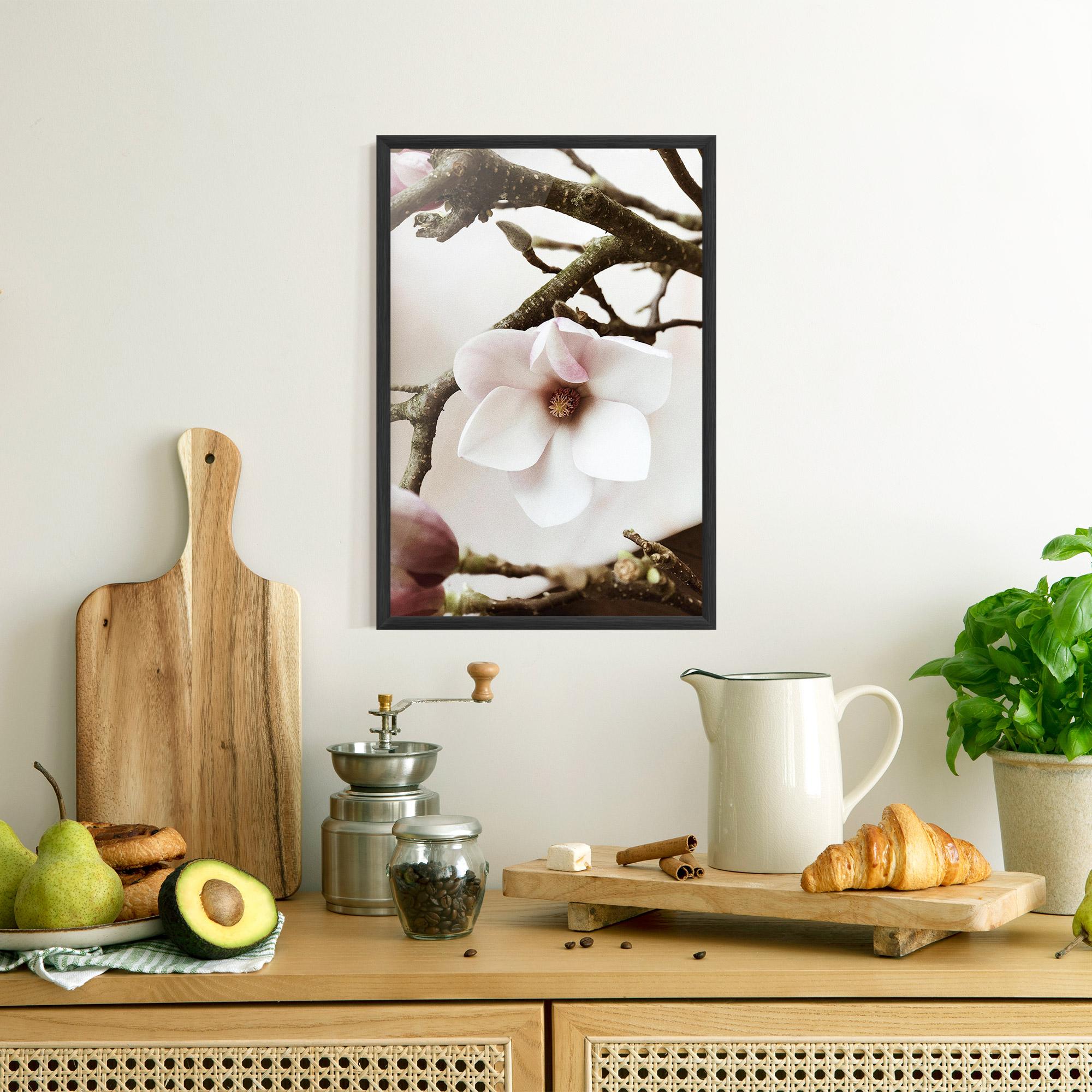 Plakat w Ramie White Flower Tree mockup 8