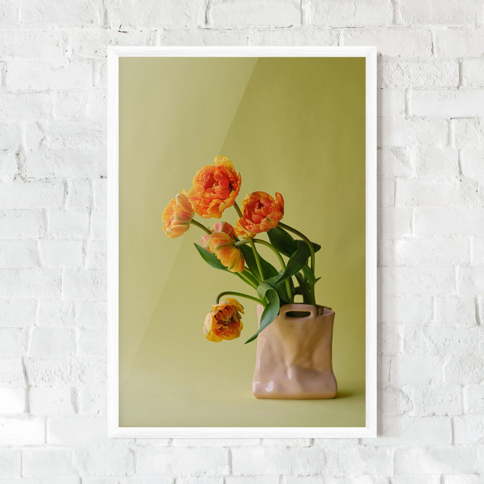 Cream Cool Vase mockup 0