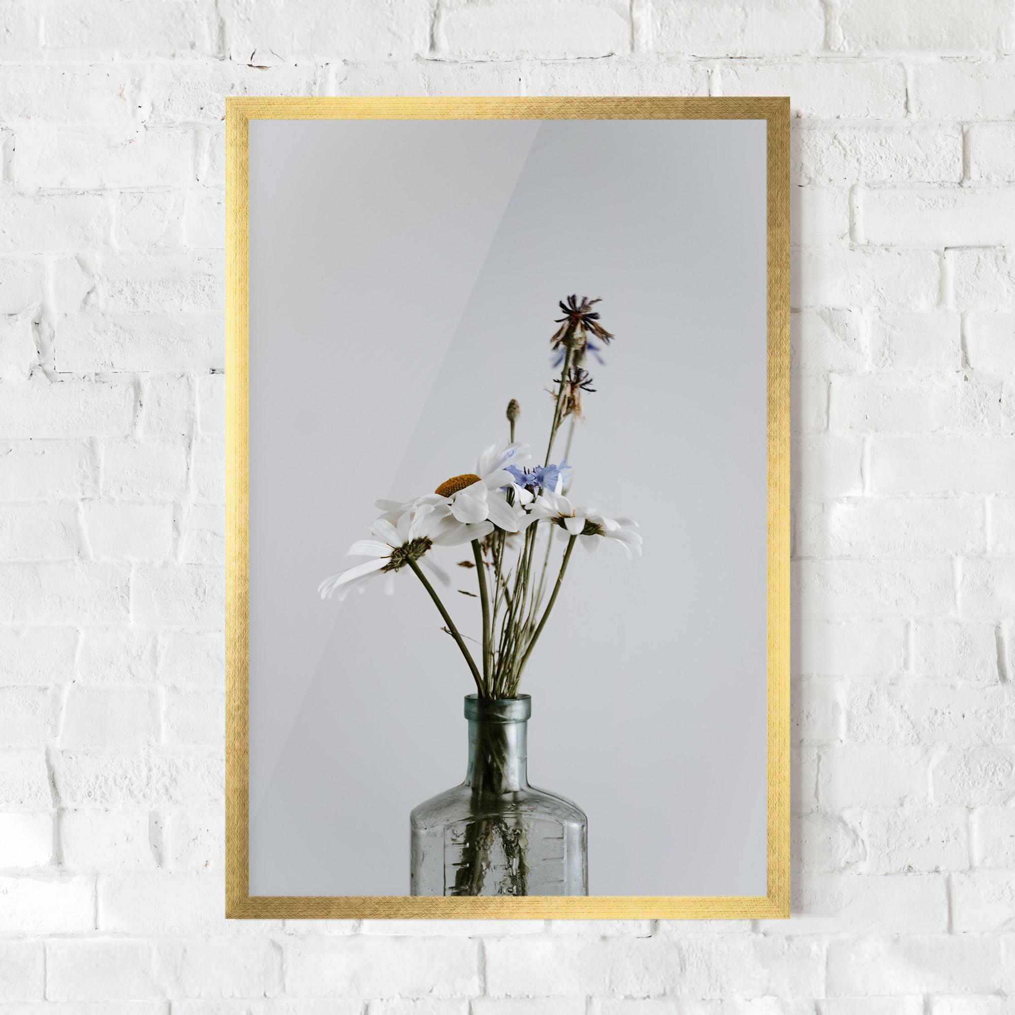 Plakat w Ramie White Flower Vase mockup 0
