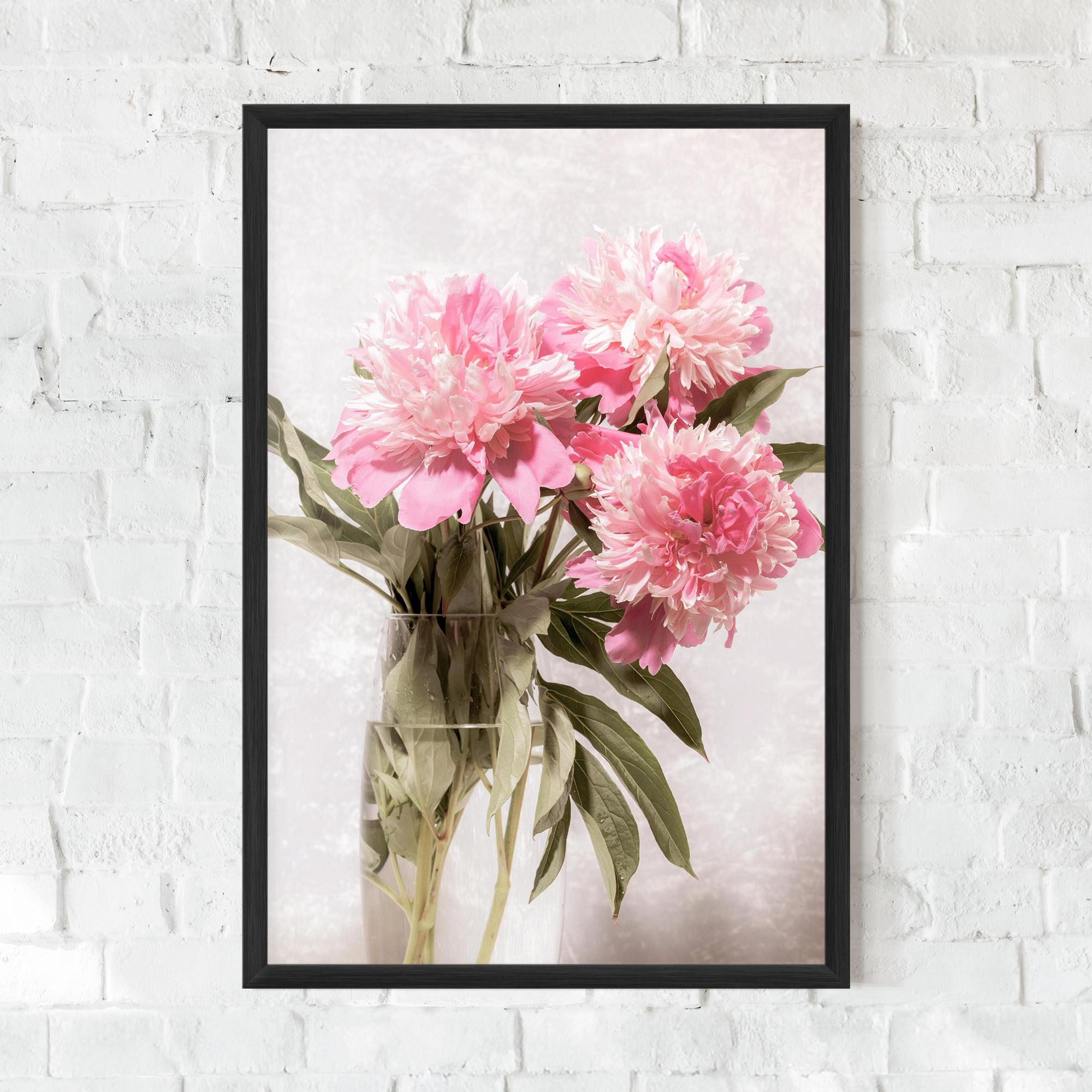 Plakat w Ramie Bouquet Vase mockup 0