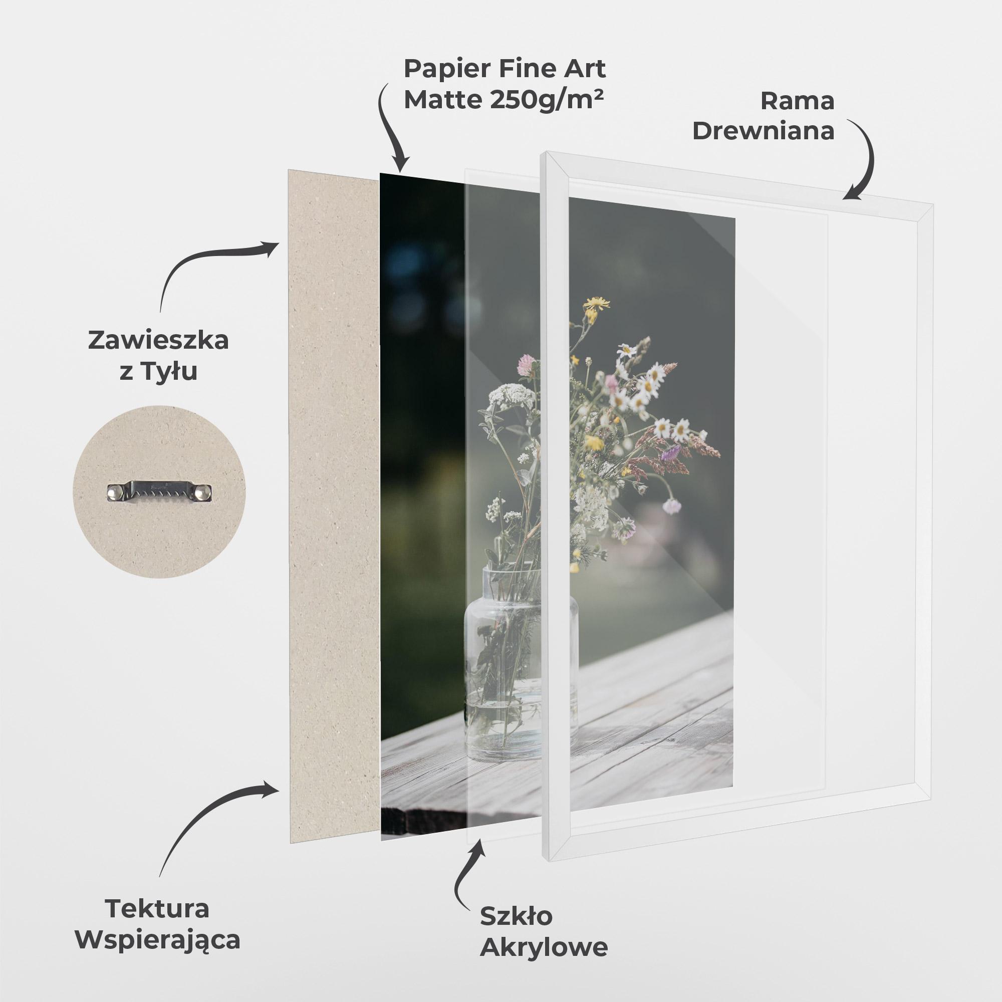 Plakat w Ramie Nature Vase Flower mockup 1