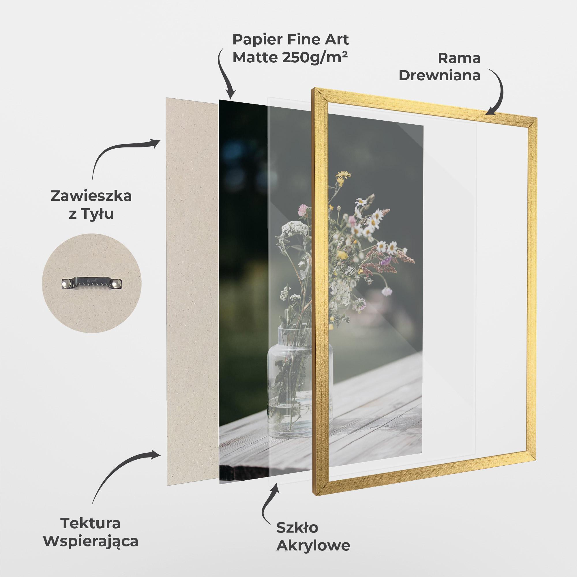 Plakat w Ramie Nature Vase Flower mockup 1