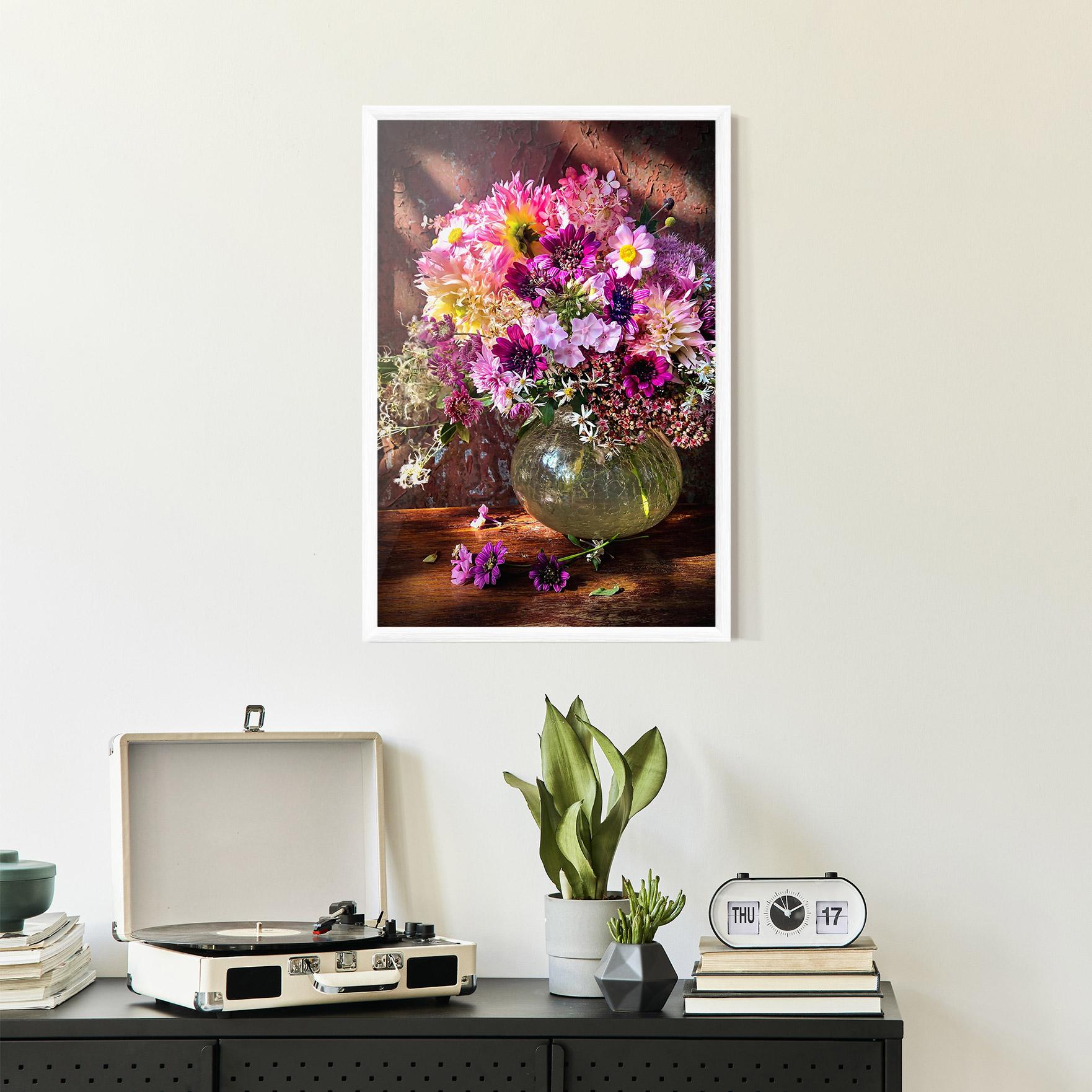 Plakat w Ramie Purple Flowers Vasw mockup 2