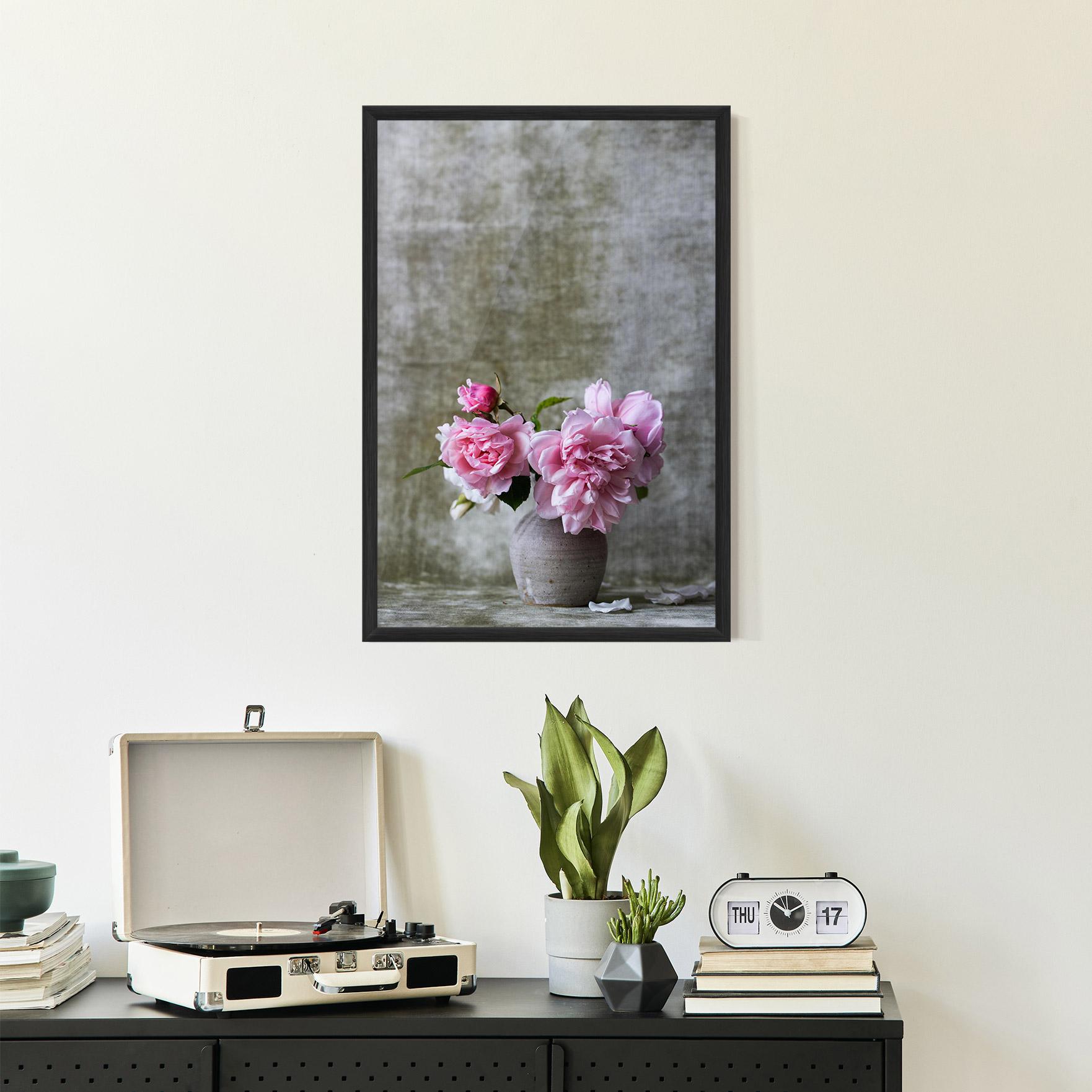 Plakat w Ramie Rose Vase mockup 2