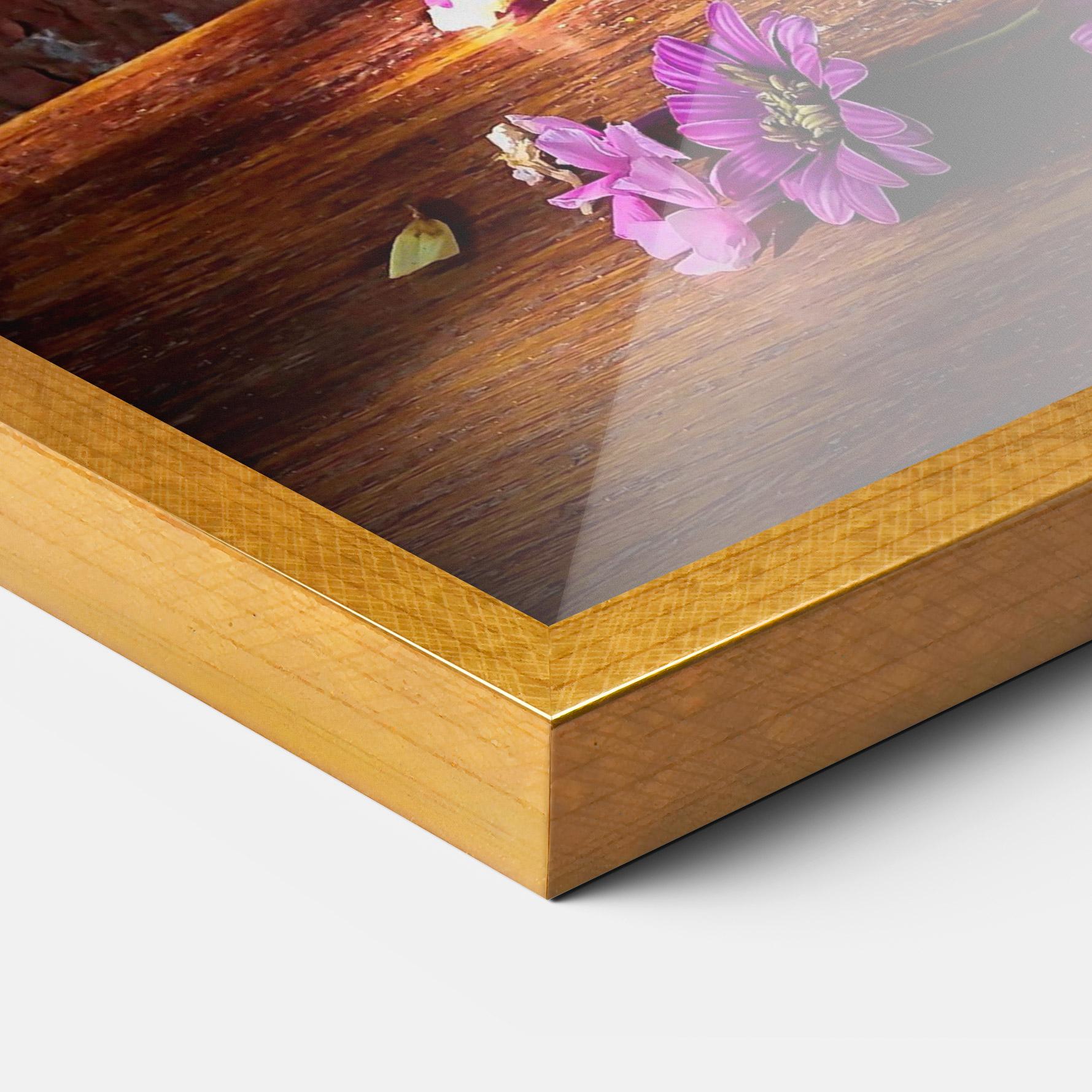 Plakat w Ramie Purple Flowers Vasw mockup 3