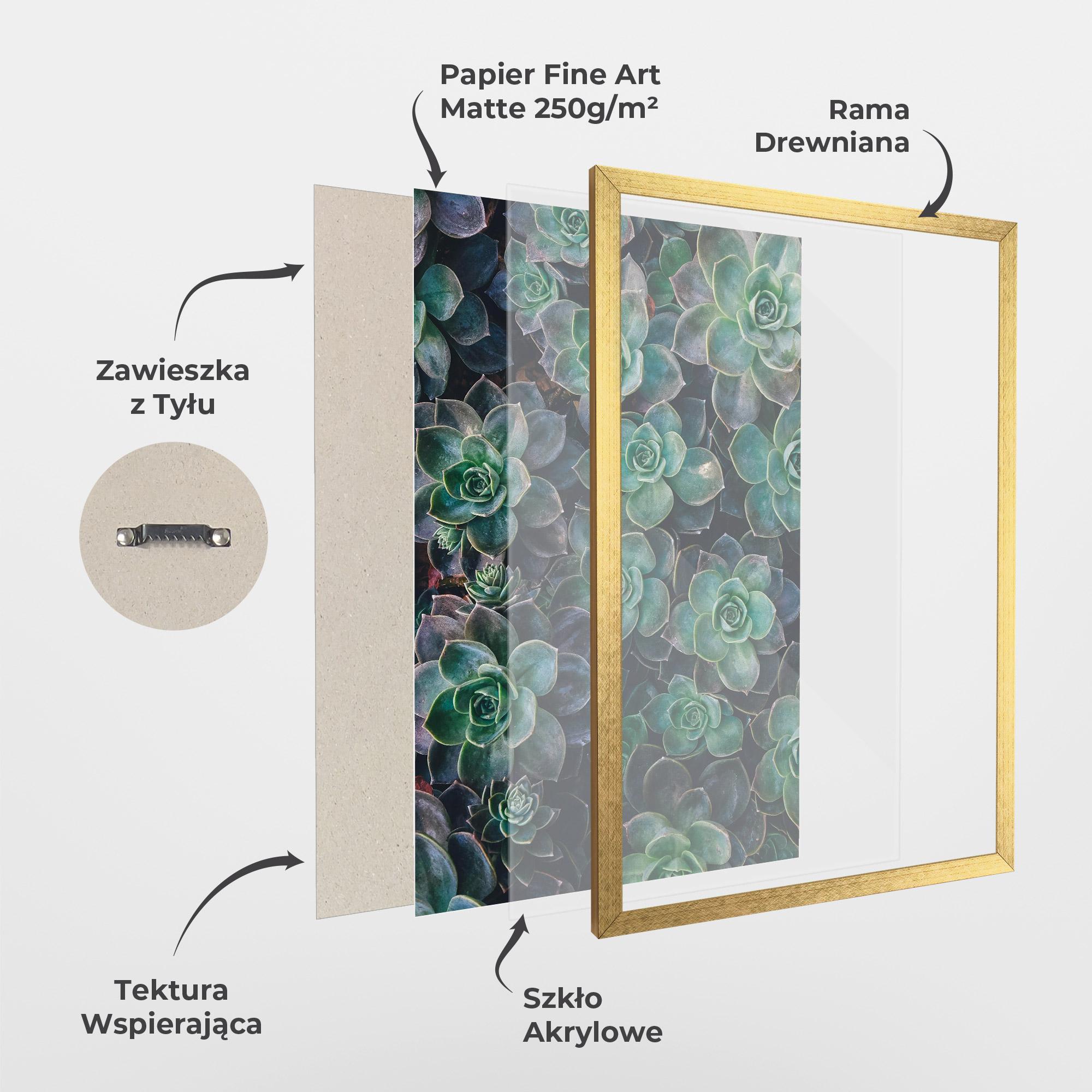 Plakat w Ramie Green Lilac Tree mockup 1