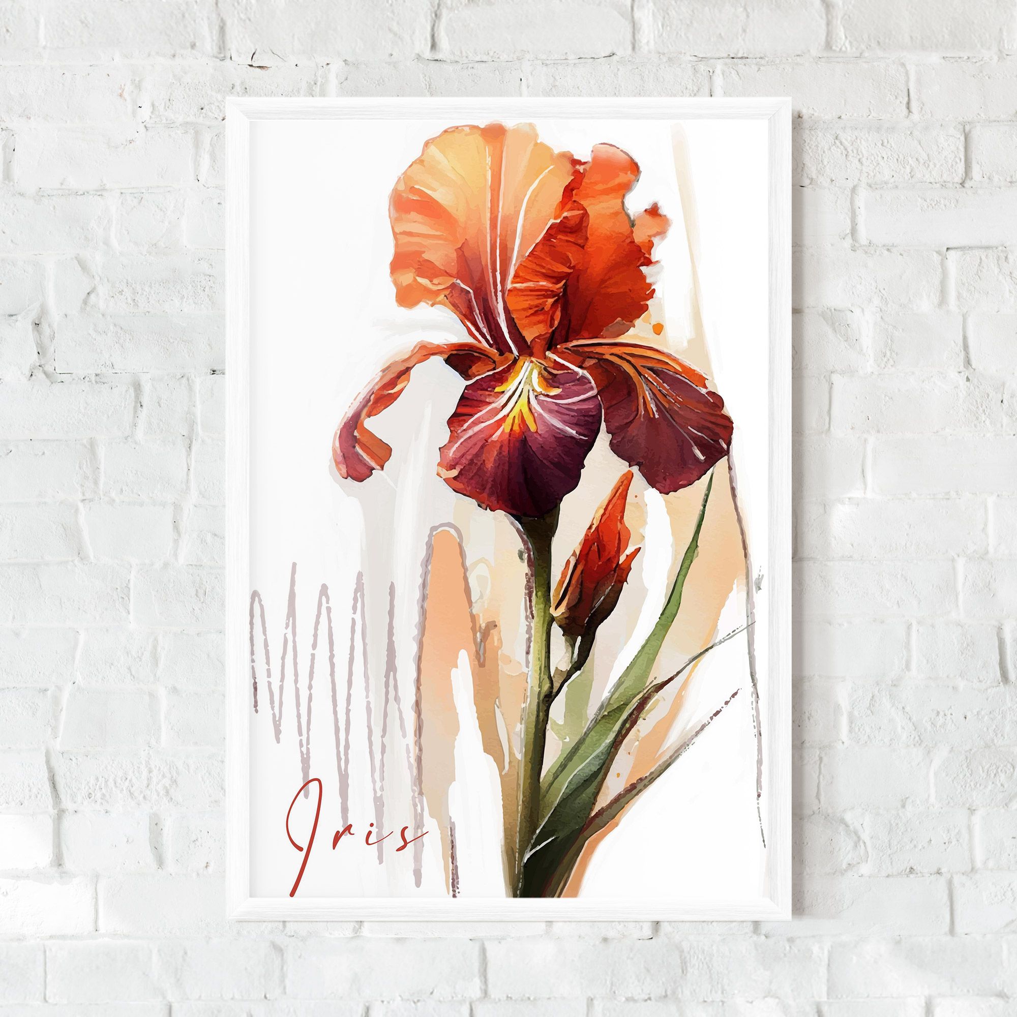 Orange Iris mockup 0