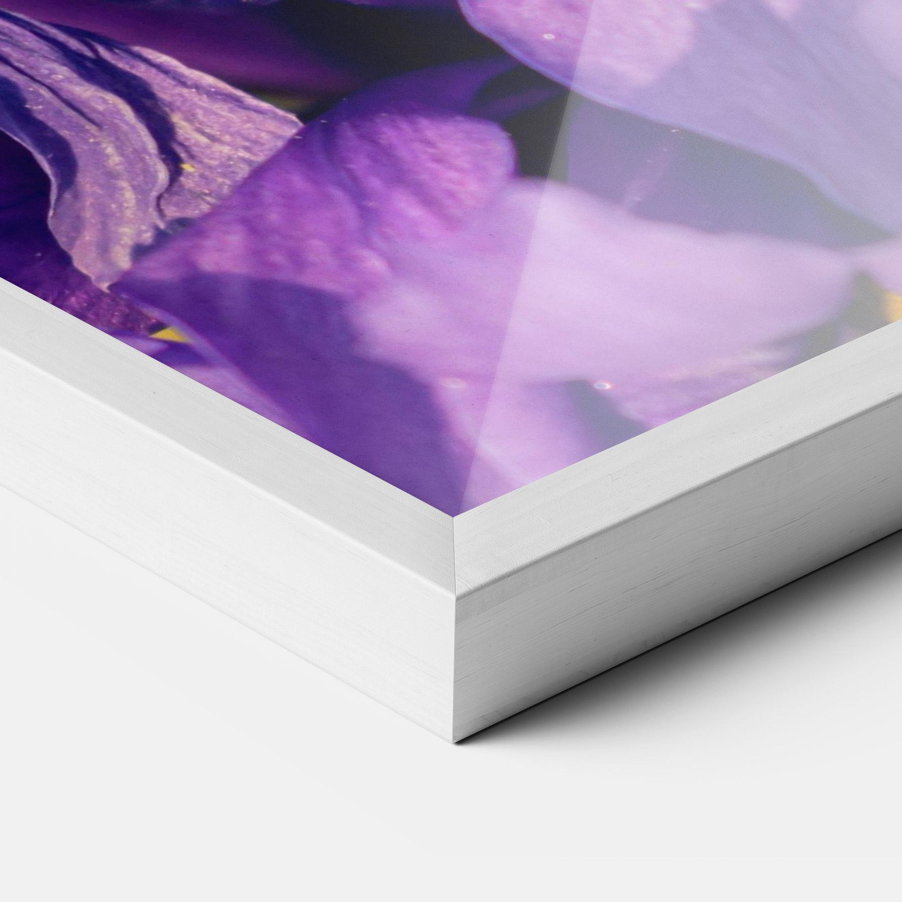 Plakat w Ramie Small Purple Iris mockup 3
