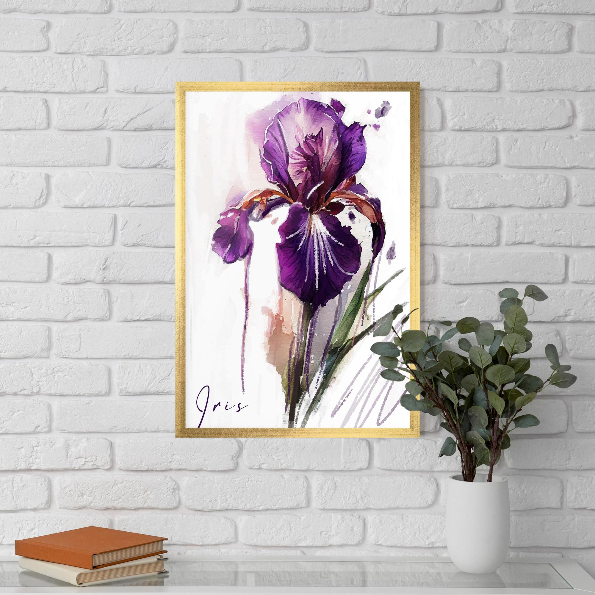 Plakat w Ramie Iris Drop mockup 5