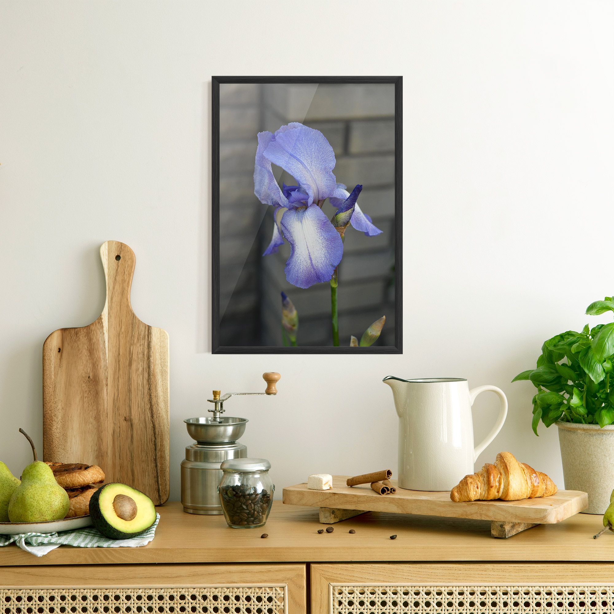 Purple Iris On Gray mockup 8