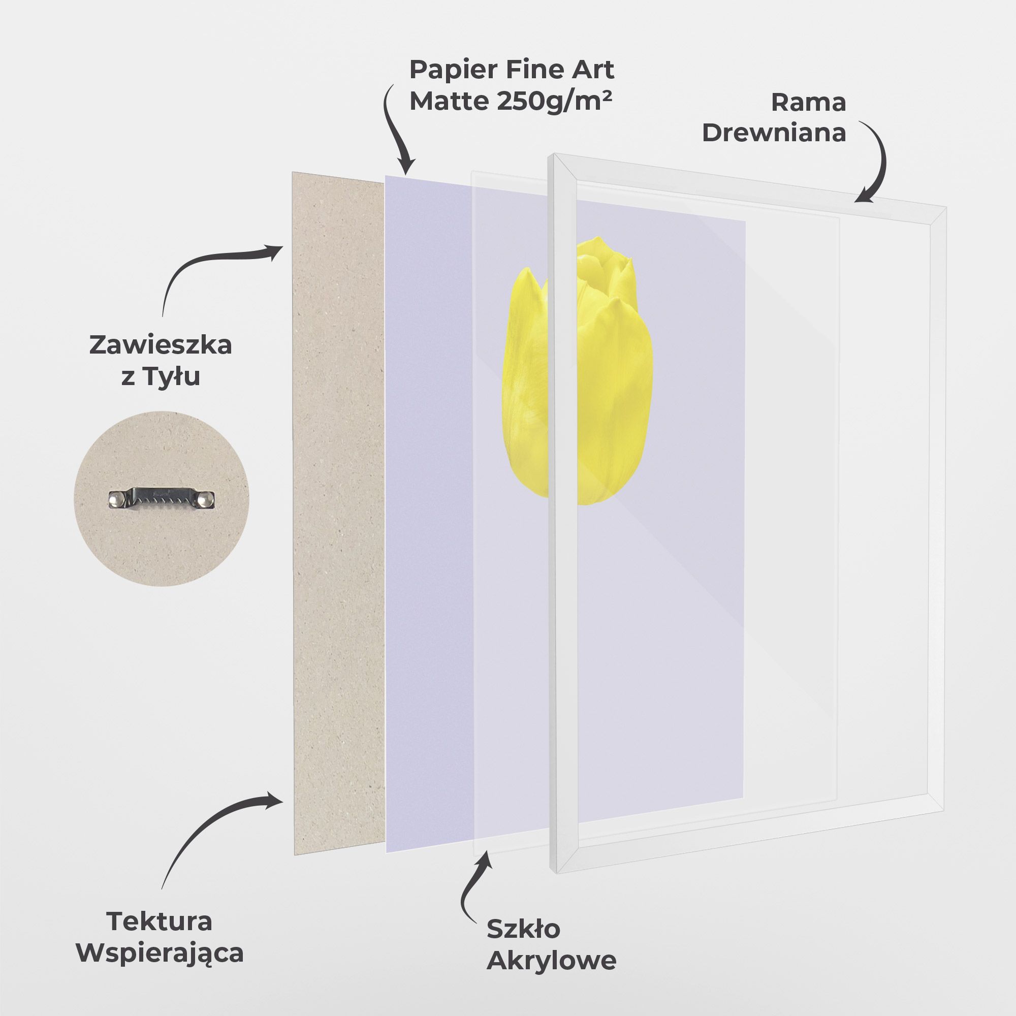 One Yellow Tulip mockup 1
