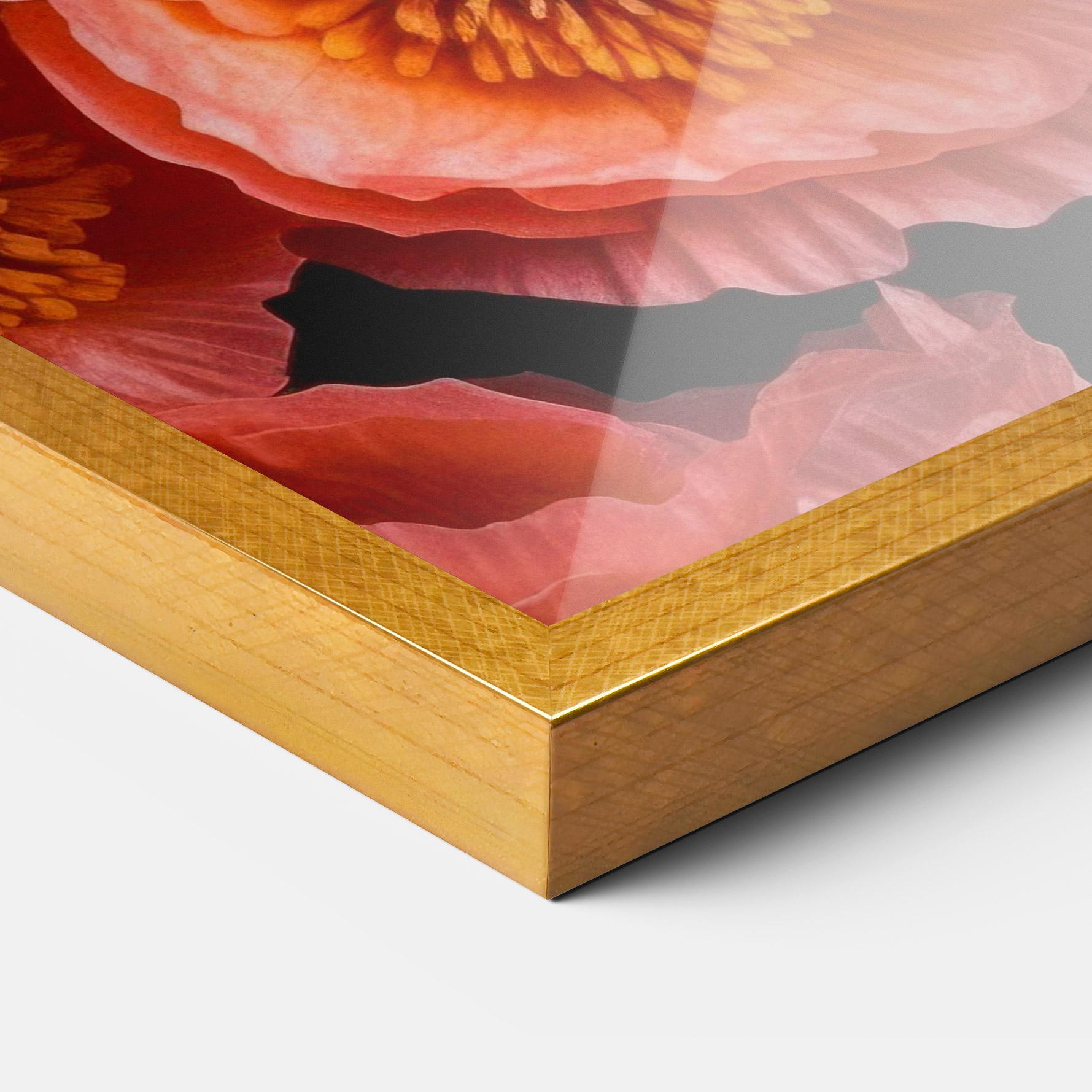 Plakat w Ramie Light Red Poppies mockup 3